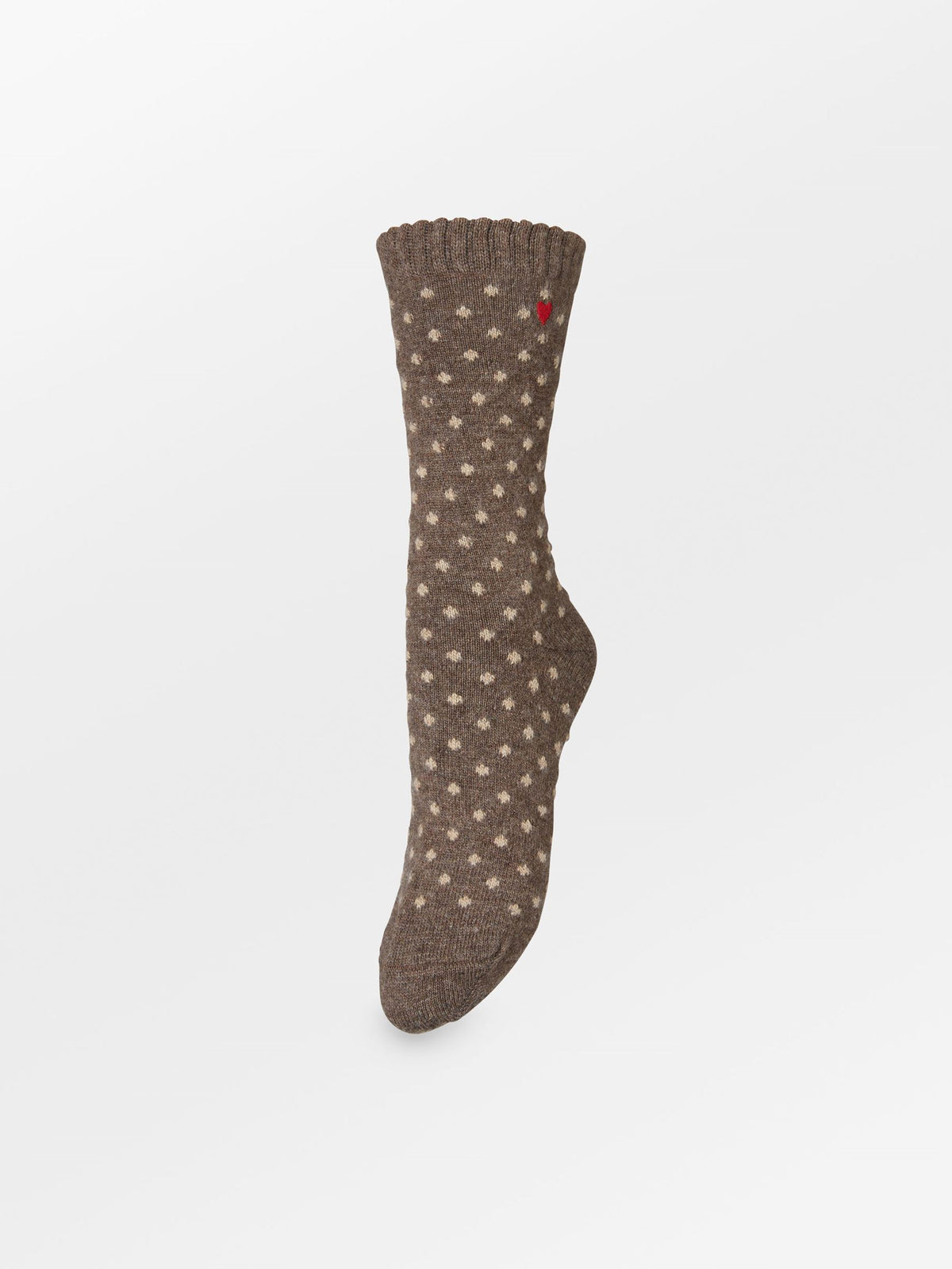 Dotted Wola Sock OneSize BeckSöndergaard.no