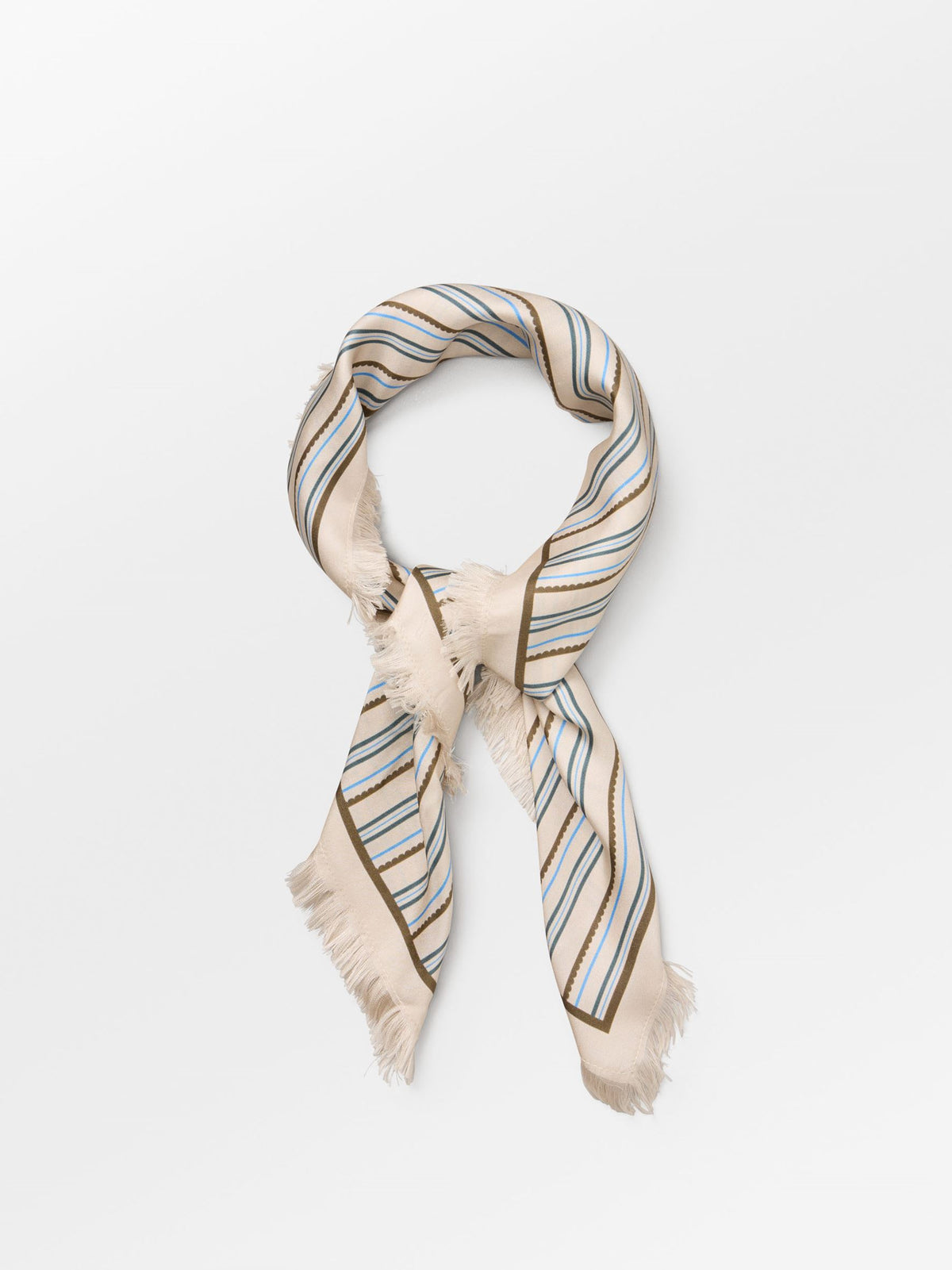 Scallopia Striped Sia Scarf OneSize BeckSöndergaard.no