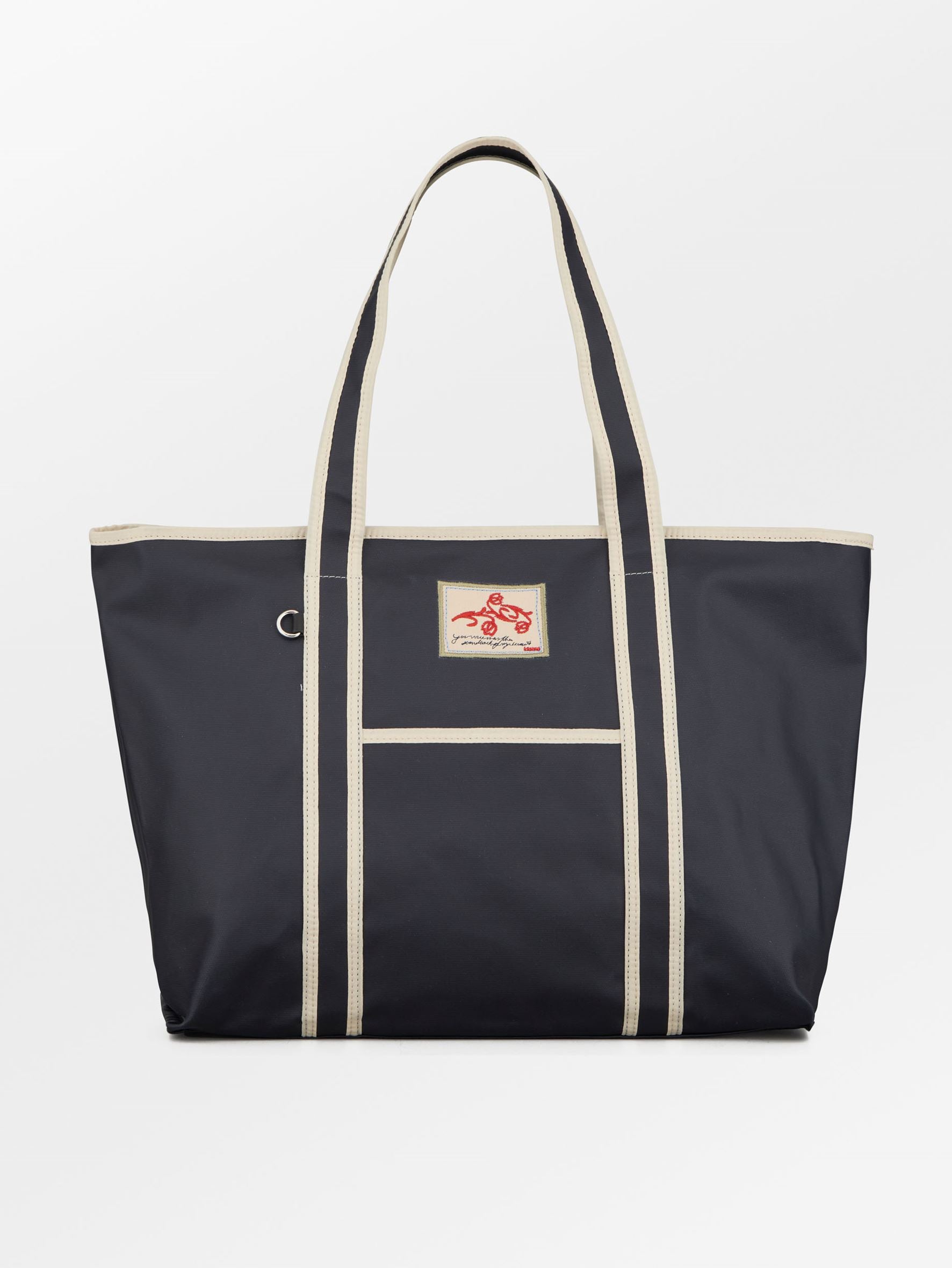 Becksöndergaard, Solid Coated Aubrey Bag - Navy Blue, bags, bags, bags, bags, bags, bags