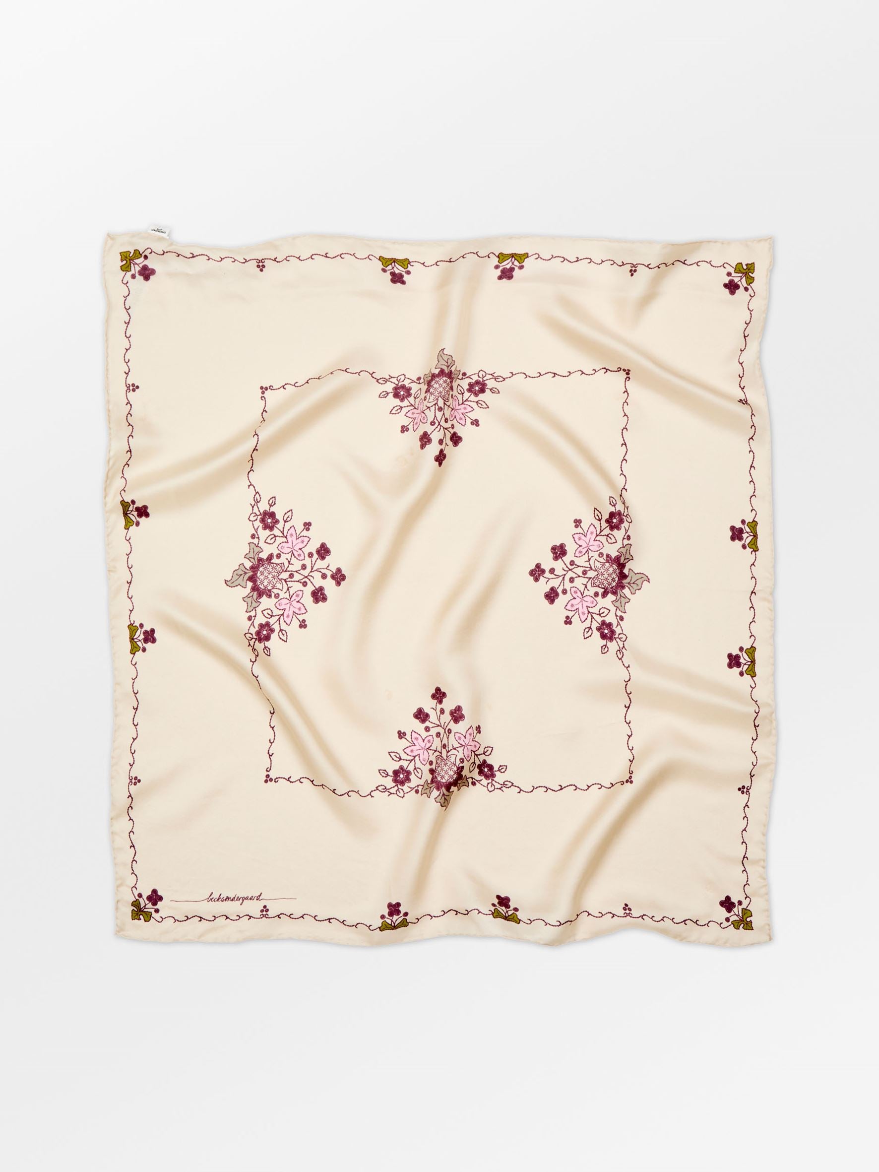 Becksöndergaard, Brodaria Sia Scarf - Birch White, scarves, scarves, scarves, scarves, gifts, black week, black week