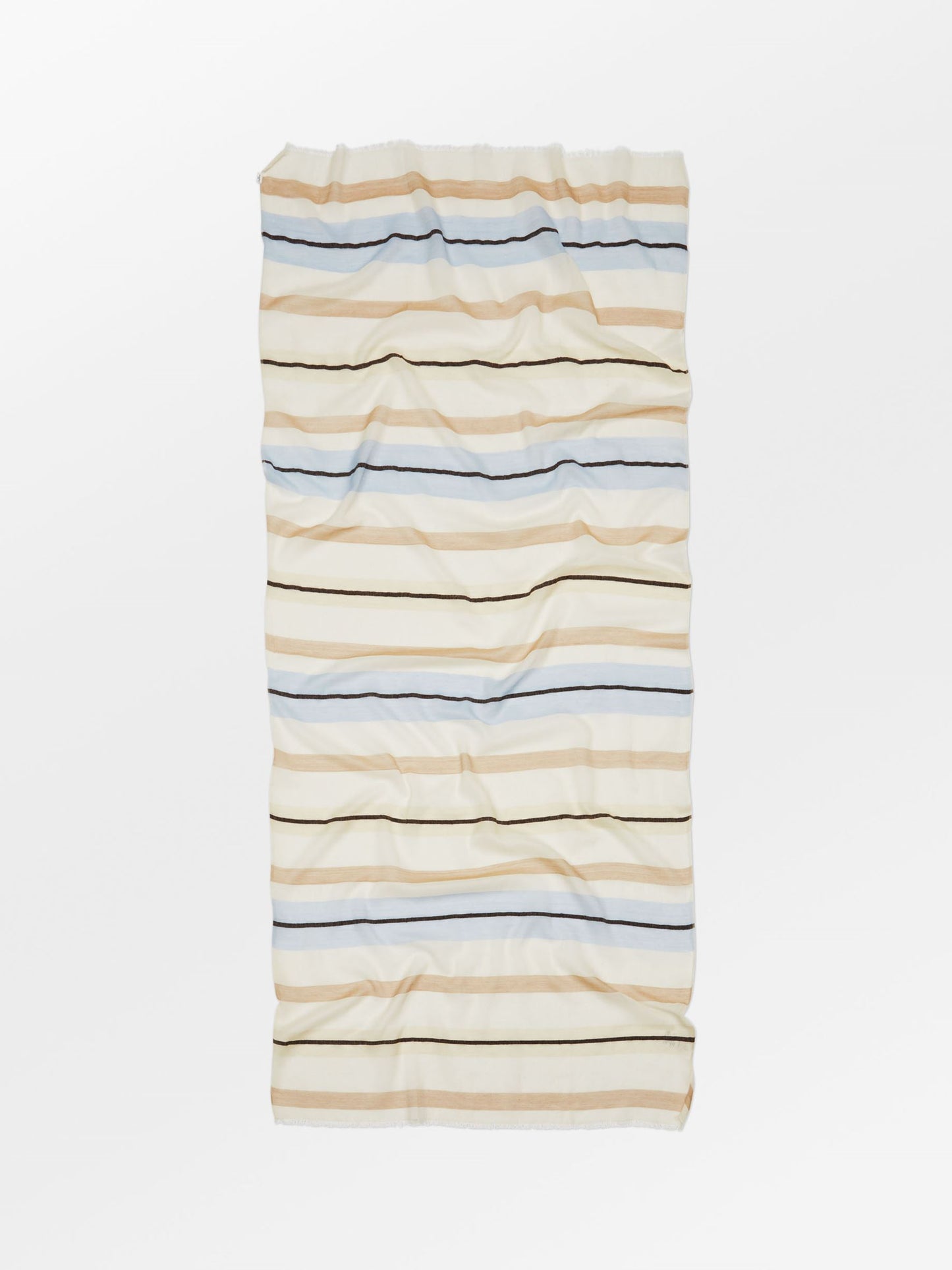Becksöndergaard, Stripeana Cowea Scarf - Birch White, archive, archive, mid season sale, mid season sale