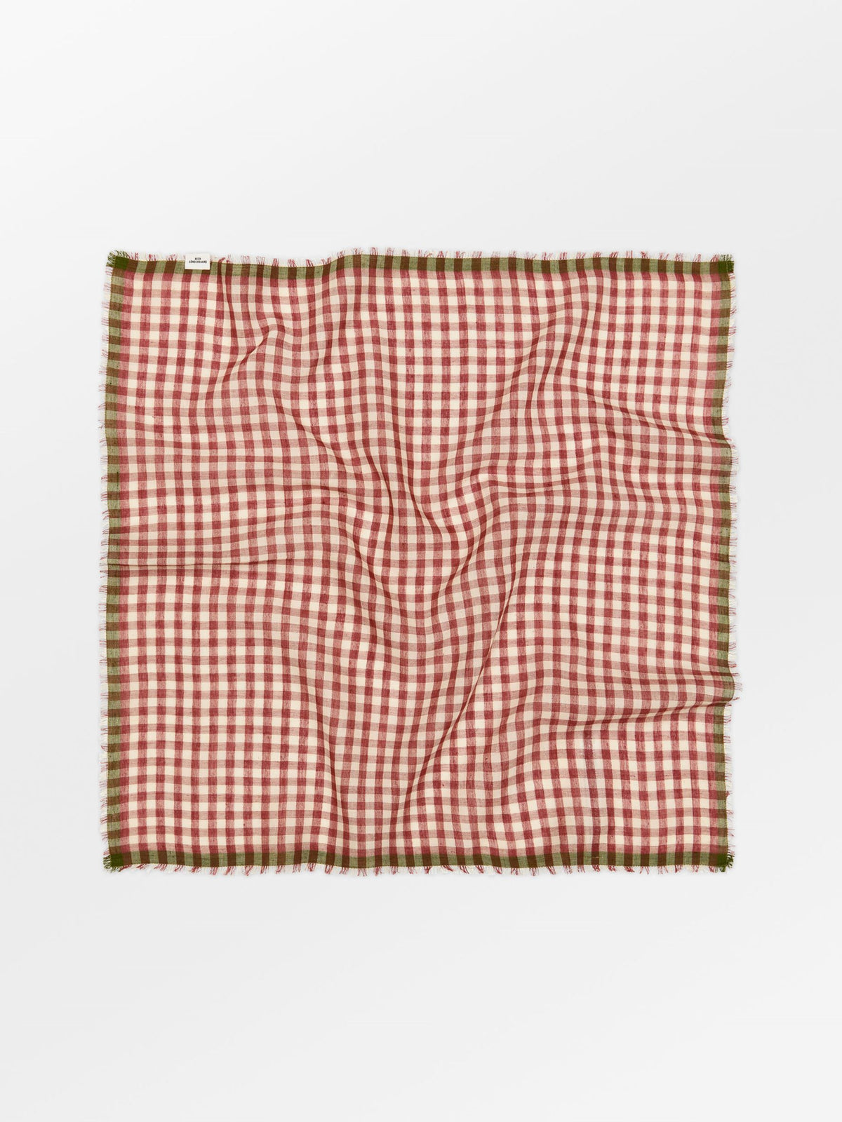 Becksöndergaard, Gingham Cowea Scarf - Rosewood, onesize