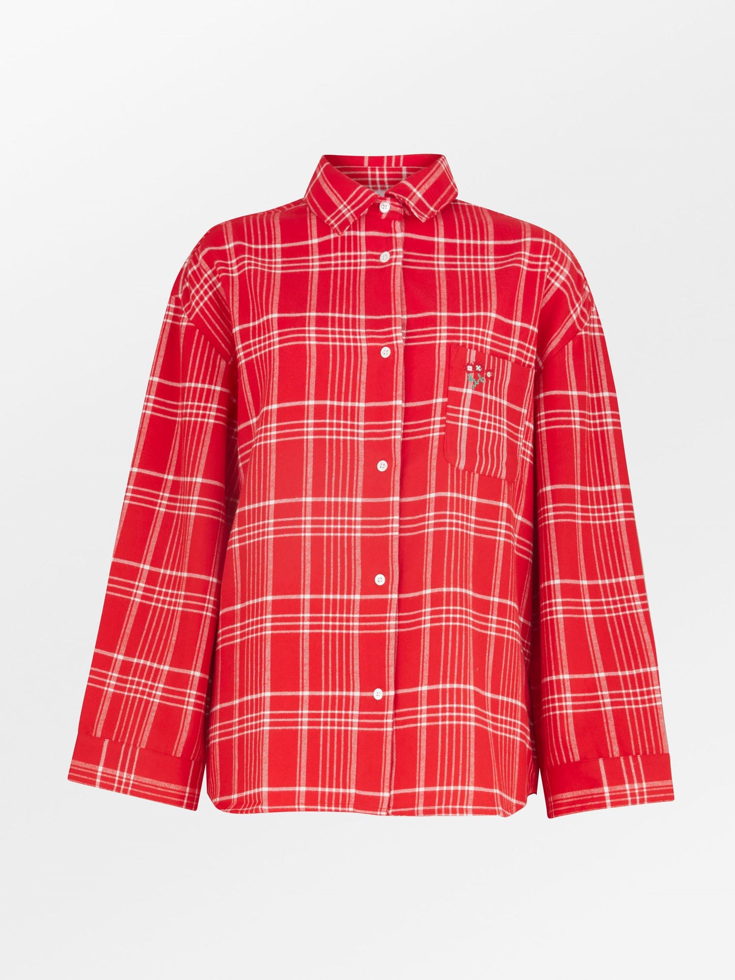 Flannel Grid Pyjamas Shirt Clothing BeckSöndergaard.no