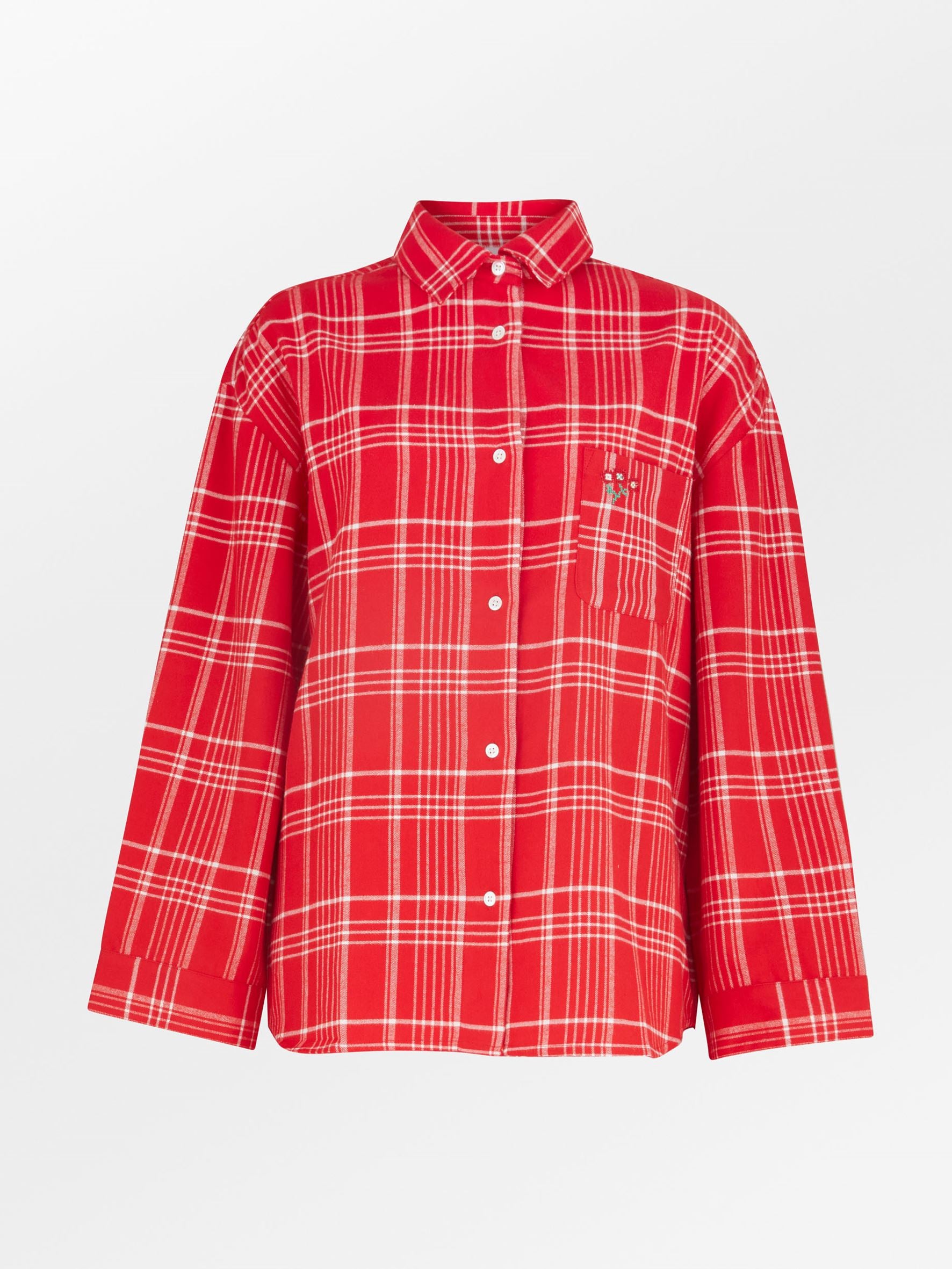 Flannel Grid Pyjamas Shirt Clothing BeckSöndergaard.no