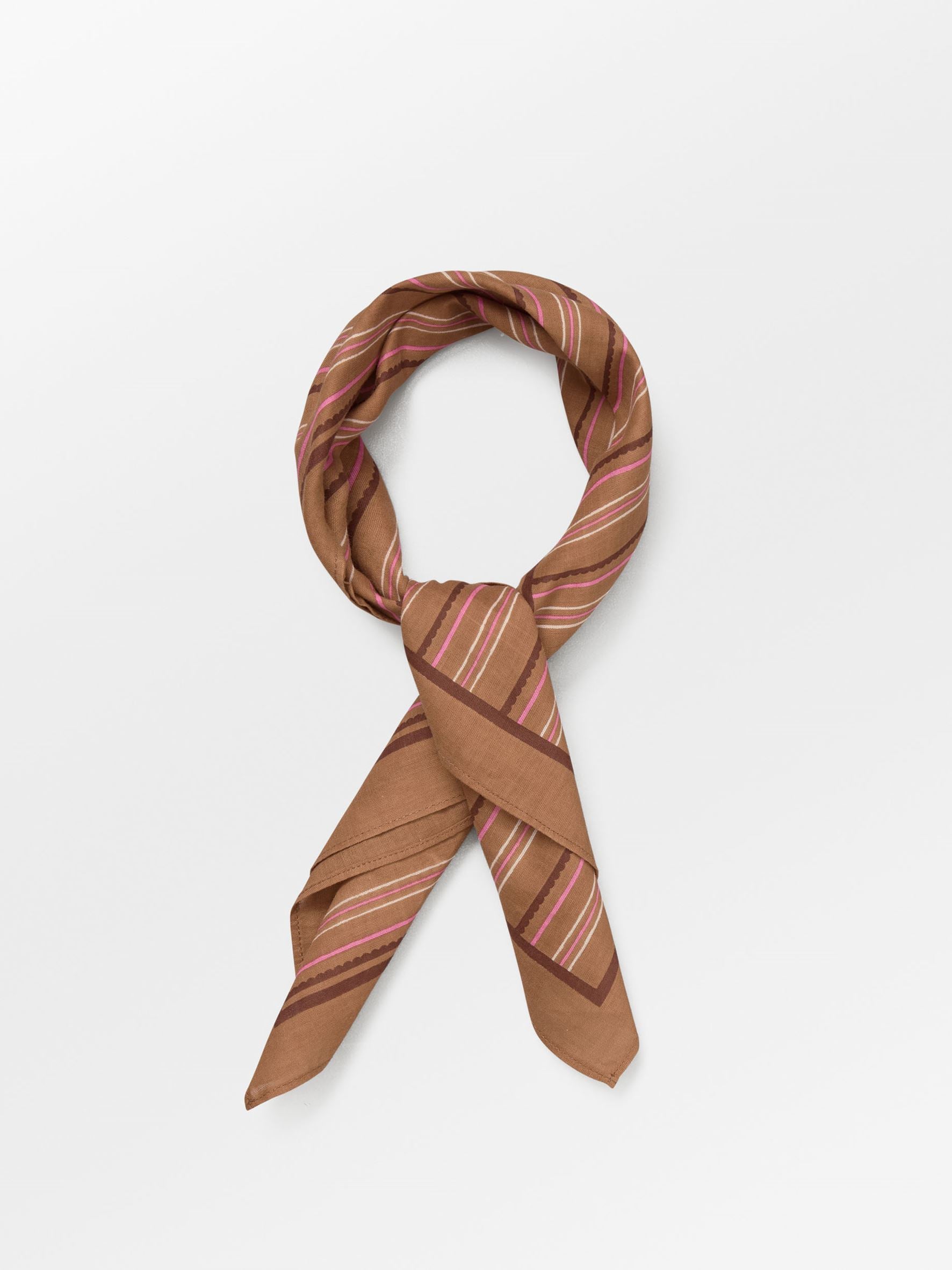 Scallopia Striped Cotta Scarf OneSize BeckSöndergaard.no