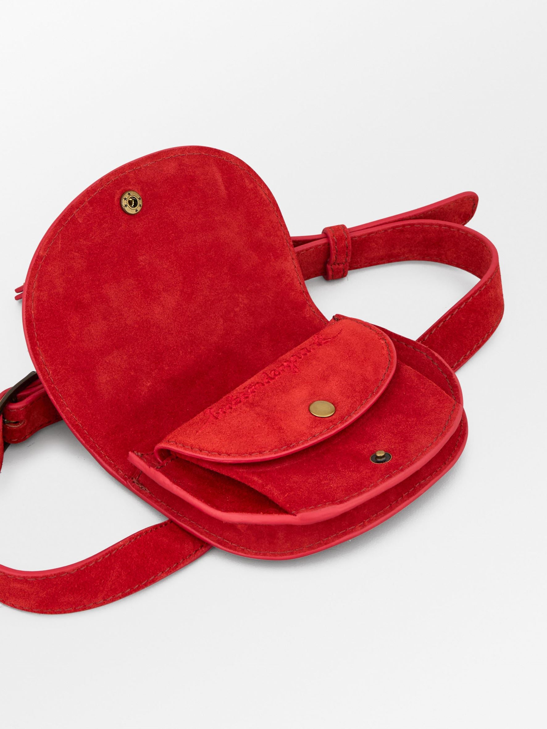 Becksöndergaard, Suede Belt Bag - Adrenaline Red, accessories