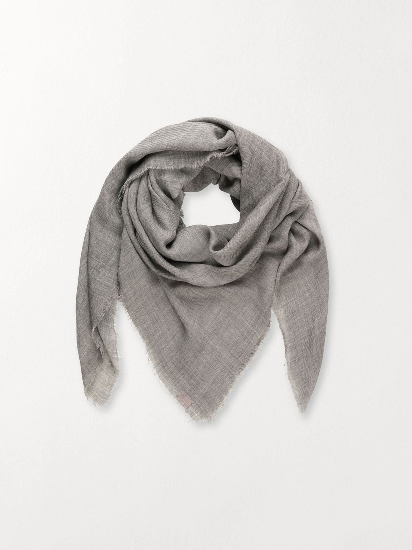 Mill Wool Scarf - Dark Grey OneSize BeckSöndergaard.no