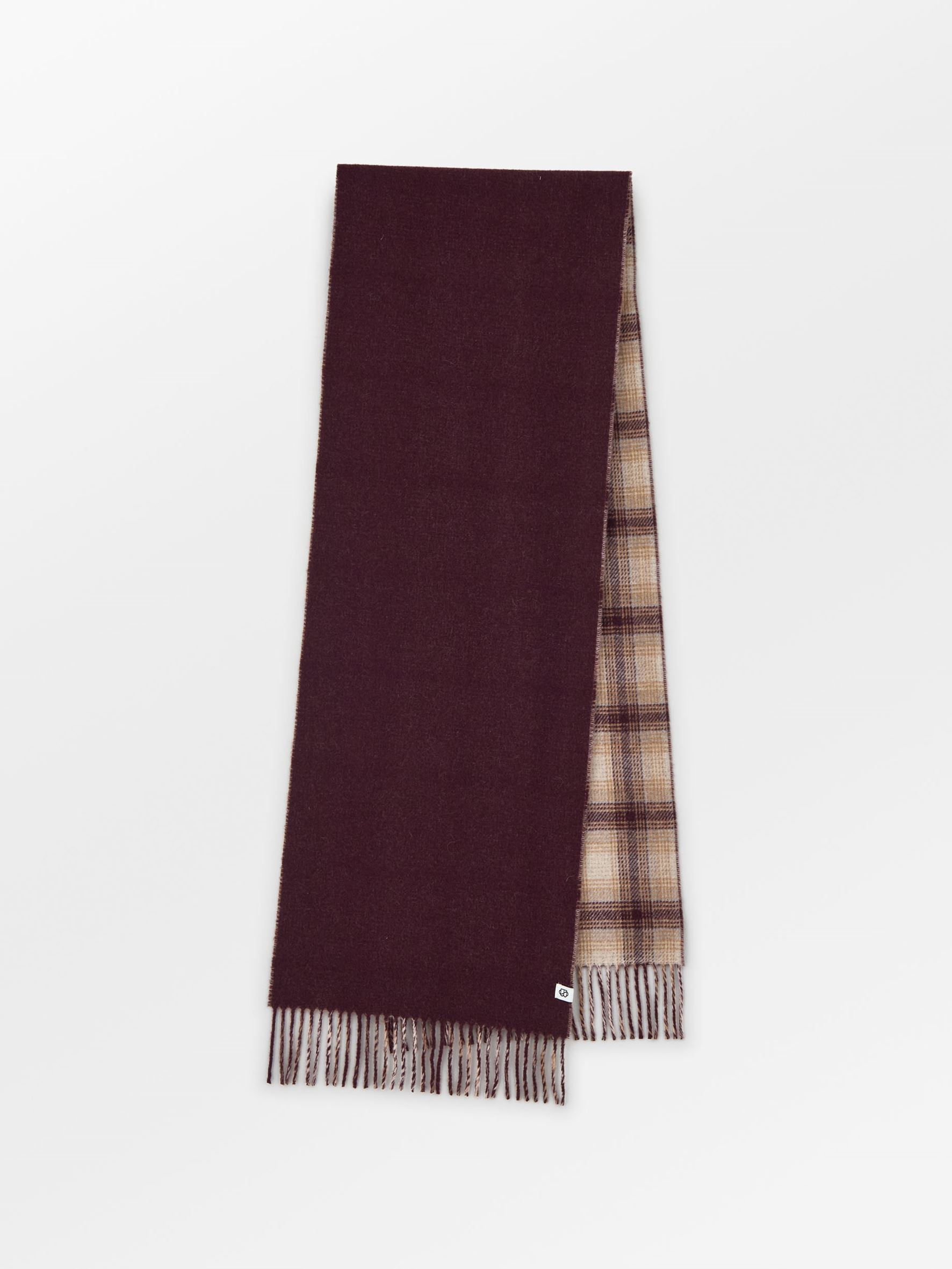 Becksöndergaard, Elorenca Scarf - Burgundy, scarves, archive, scarves, archive, scarves, black week, black week