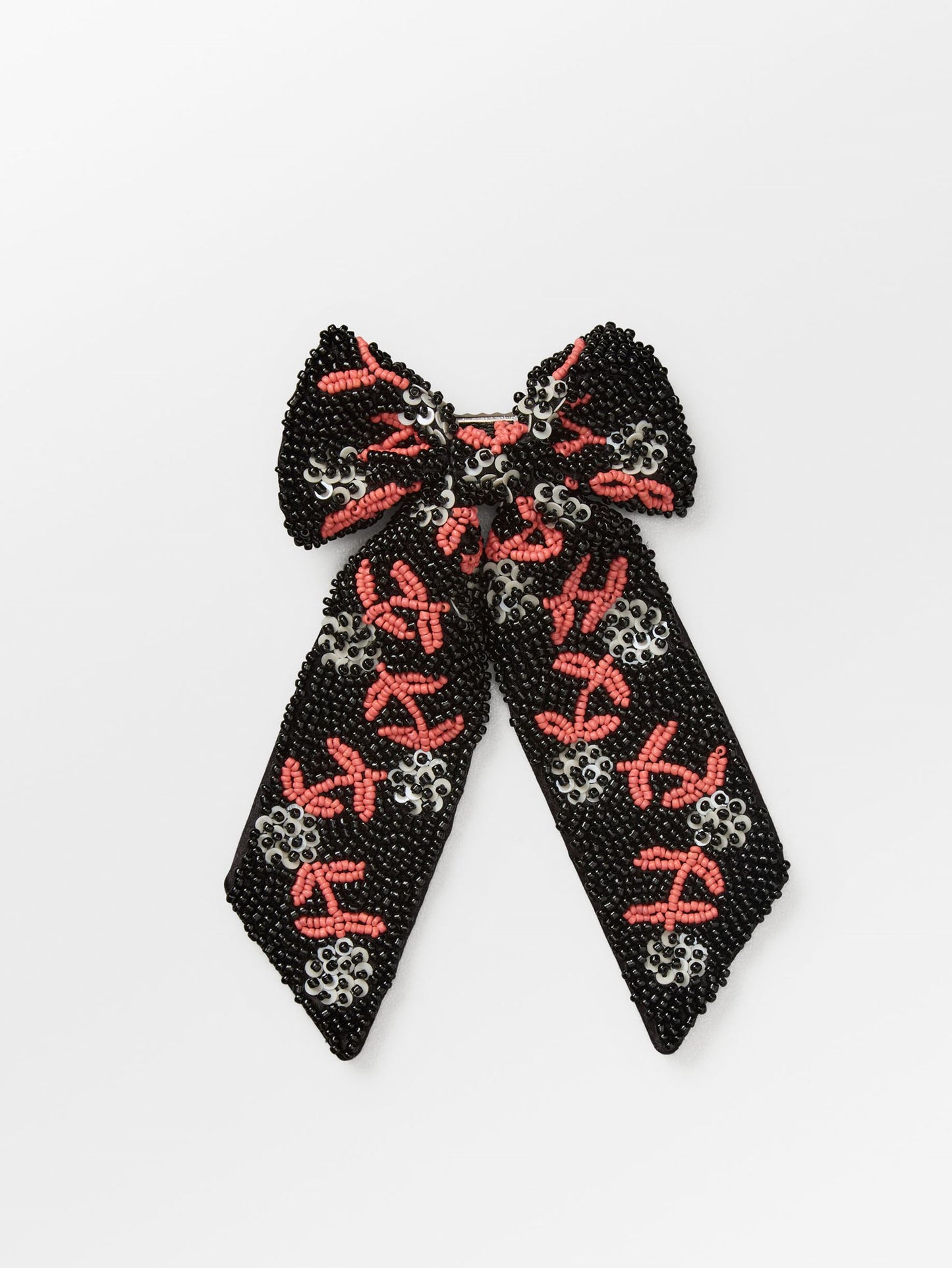Brombeere Beaded Bow Clip OneSize BeckSöndergaard.no