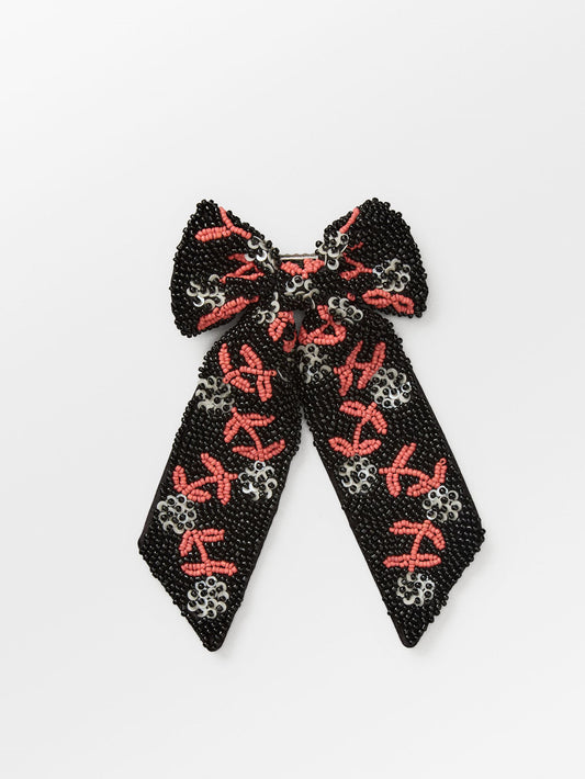 Brombeere Beaded Bow Clip OneSize BeckSöndergaard.no
