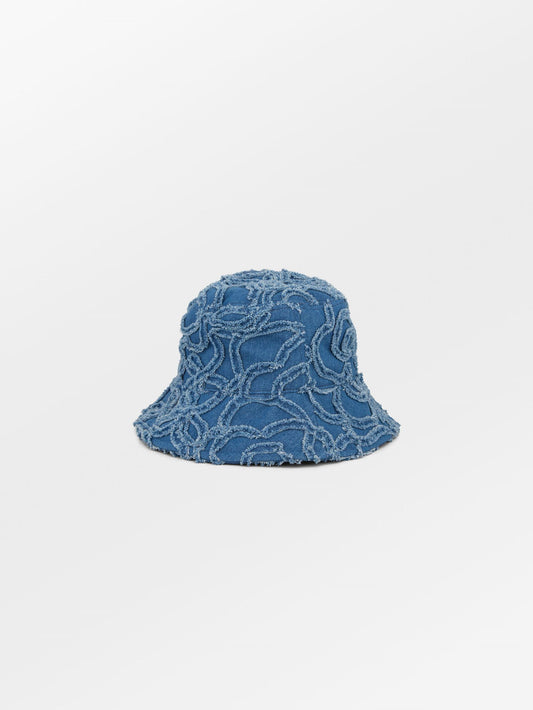 Becksöndergaard, Flowa Denima Bucket Hat - Denim, accessories, accessories, accessories