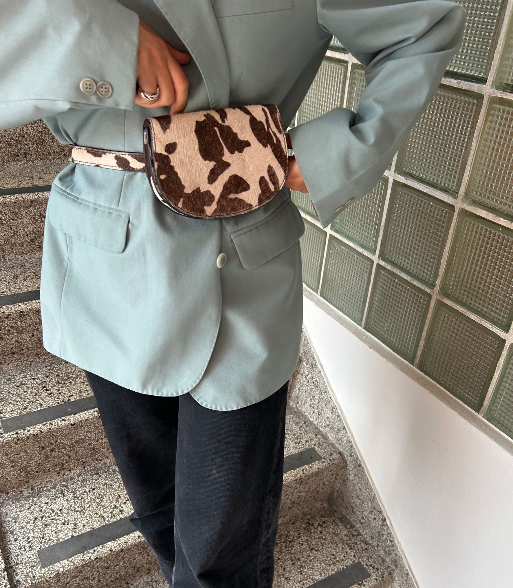 Texas Leather Belt Bag OneSize BeckSöndergaard.no