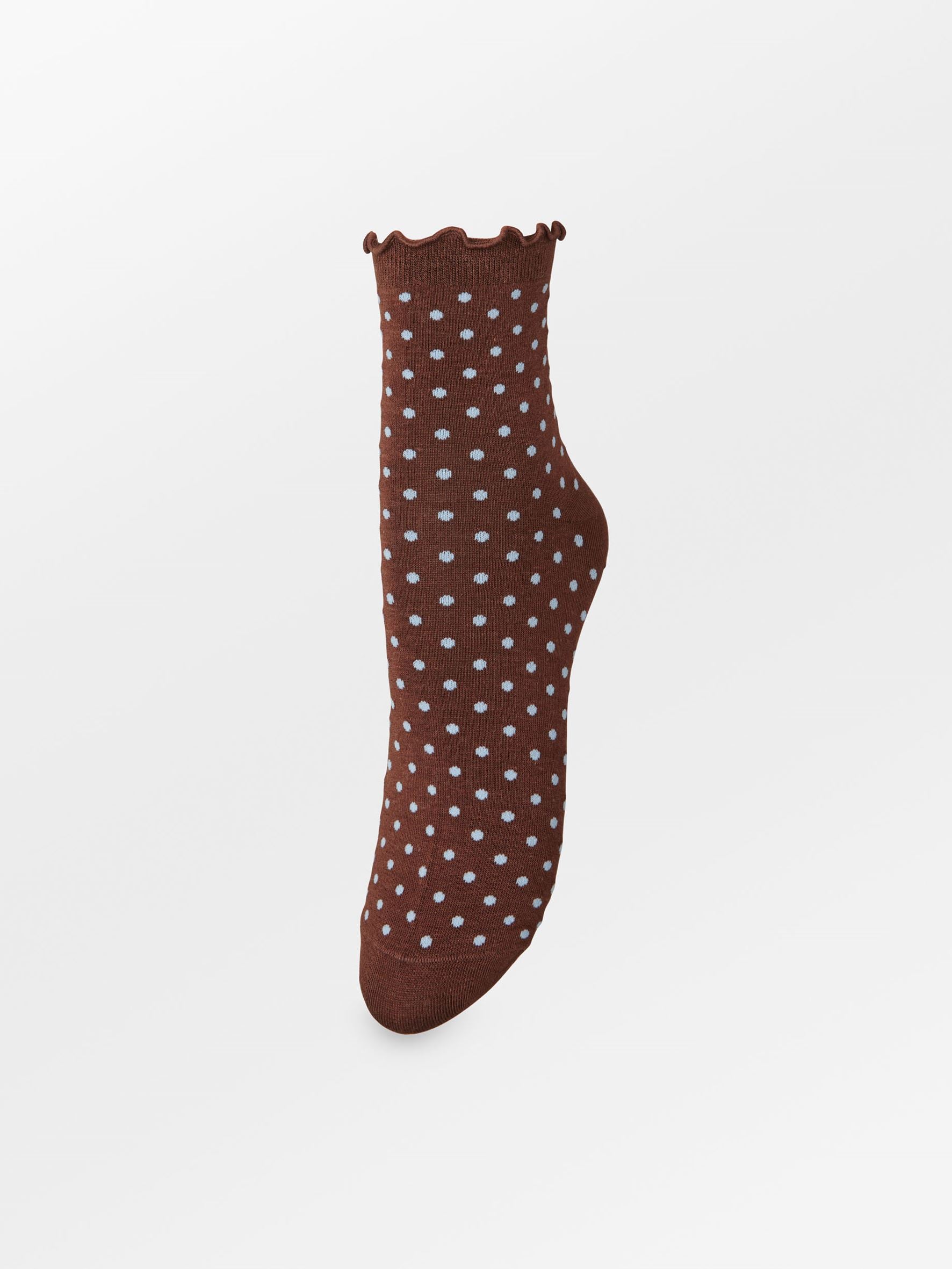 Dotted Frilla Short Sock Socks BeckSöndergaard.no