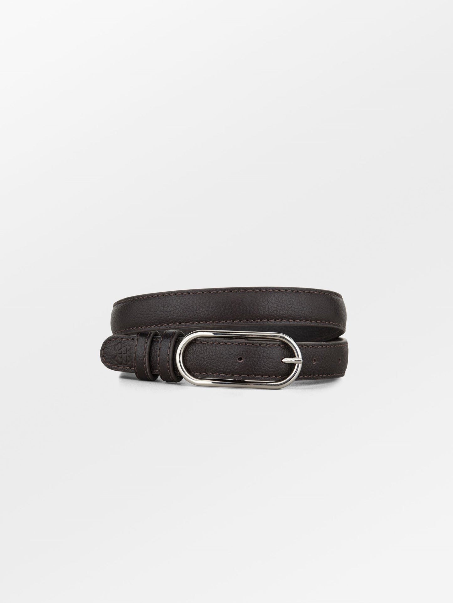 Becksöndergaard, Grain Nola Leather Belt - Hot Fudge Brown, accessories, accessories