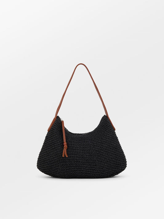 Becksöndergaard, Paper Straw Ariya Bag - Black, archive, archive, mid season sale, mid season sale