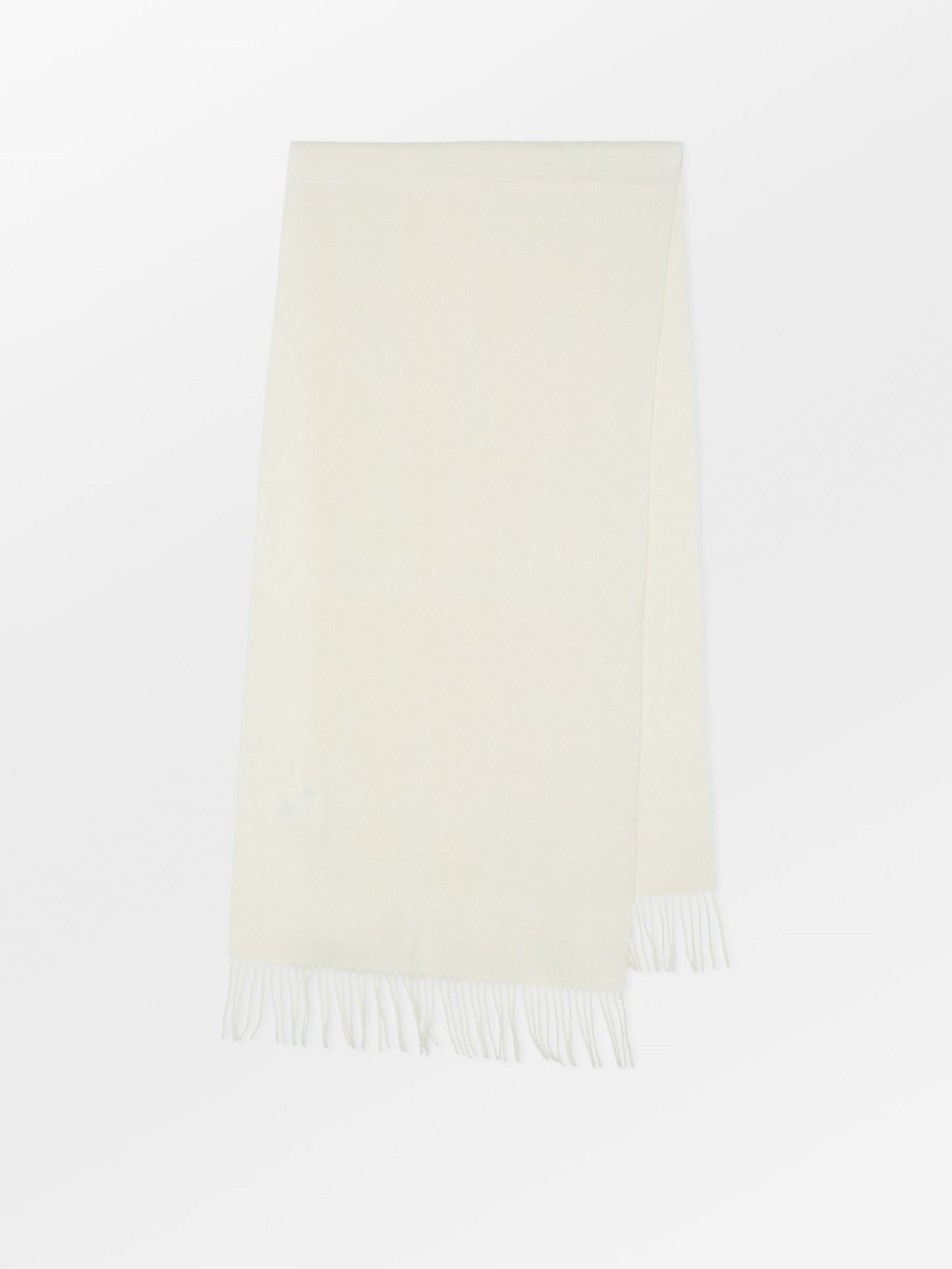 Crystal Edition Wool Scarf - Off White OneSize BeckSöndergaard.no