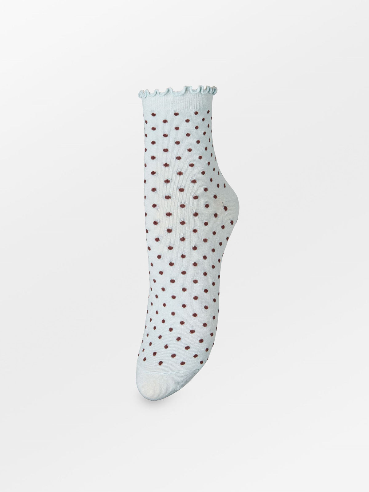 Becksöndergaard, Dotted Frilla Short Sock - Wan Blue, socks, news, high summer 2026, gaveideer under 300, autumn winter 2026, most popular