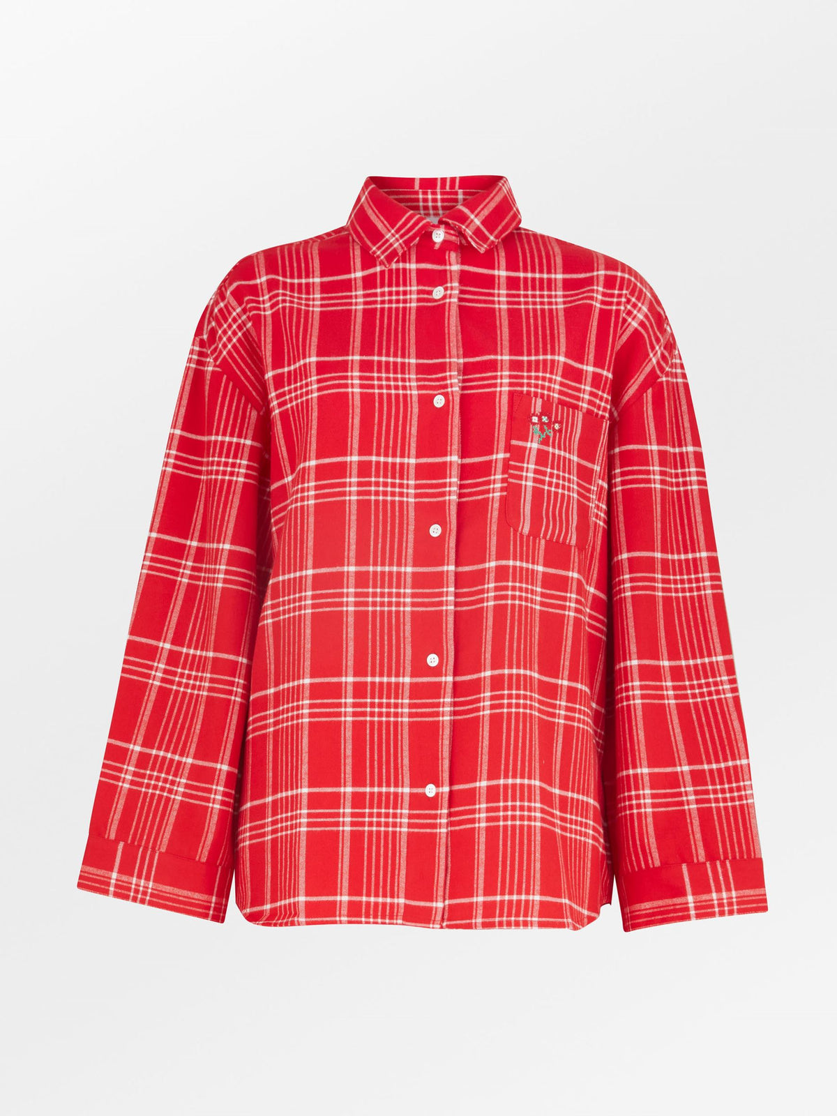 Flannel Grid Pyjamas Shirt Clothing BeckSöndergaard.no