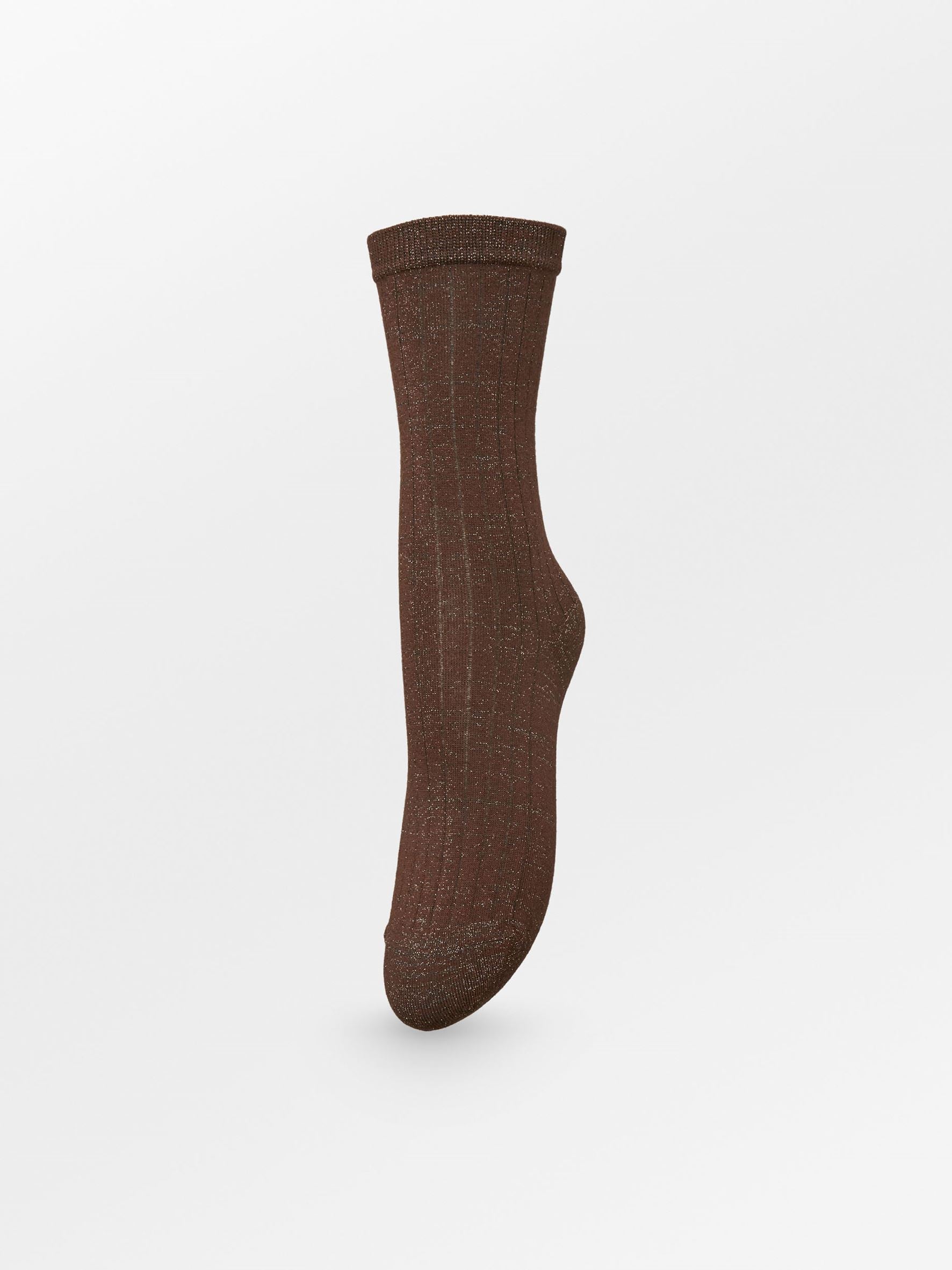 Rib Glitter Sock Socks BeckSöndergaard.no