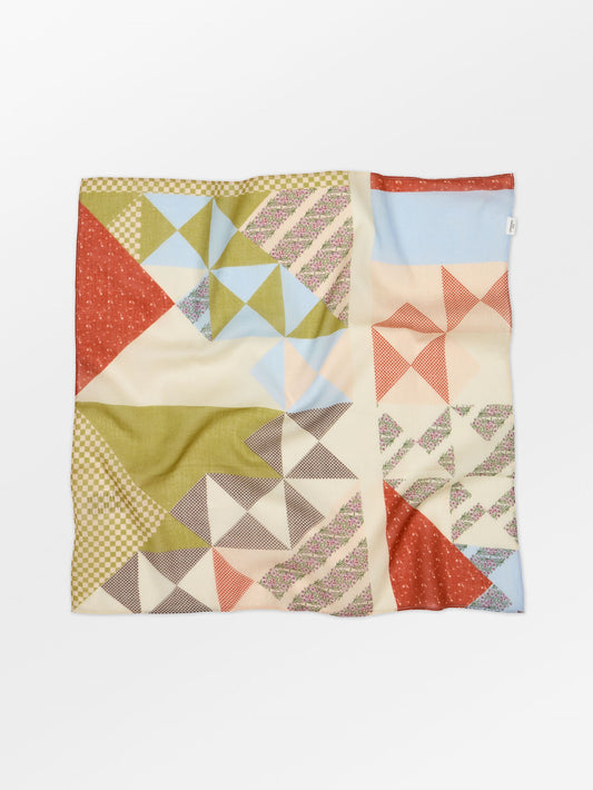 Becksöndergaard, Quilta Cotta Scarf - Khaki Green, scarves, scarves, scarves, scarves