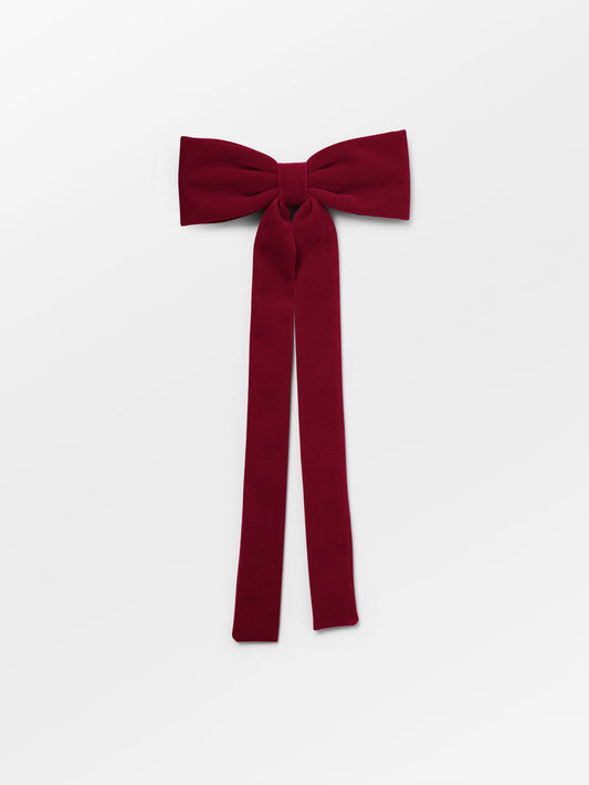 Velvet Bow Hair Clip OneSize BeckSöndergaard.no