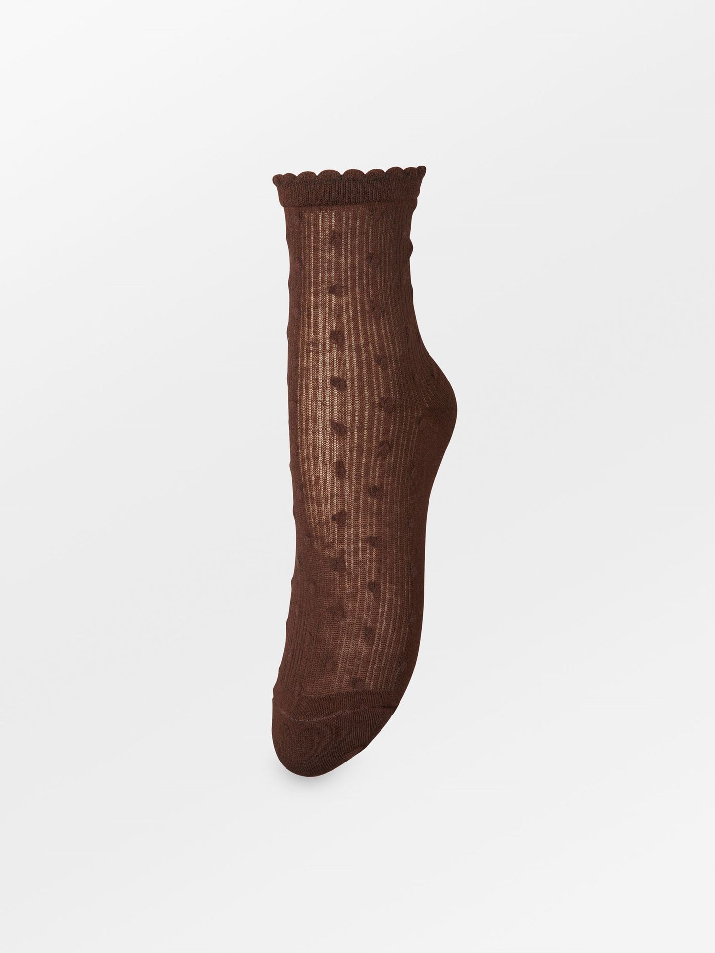 Becksöndergaard, Dotia Sheer Sock - Chocolate Brown, socks, news, autumn winter 2026