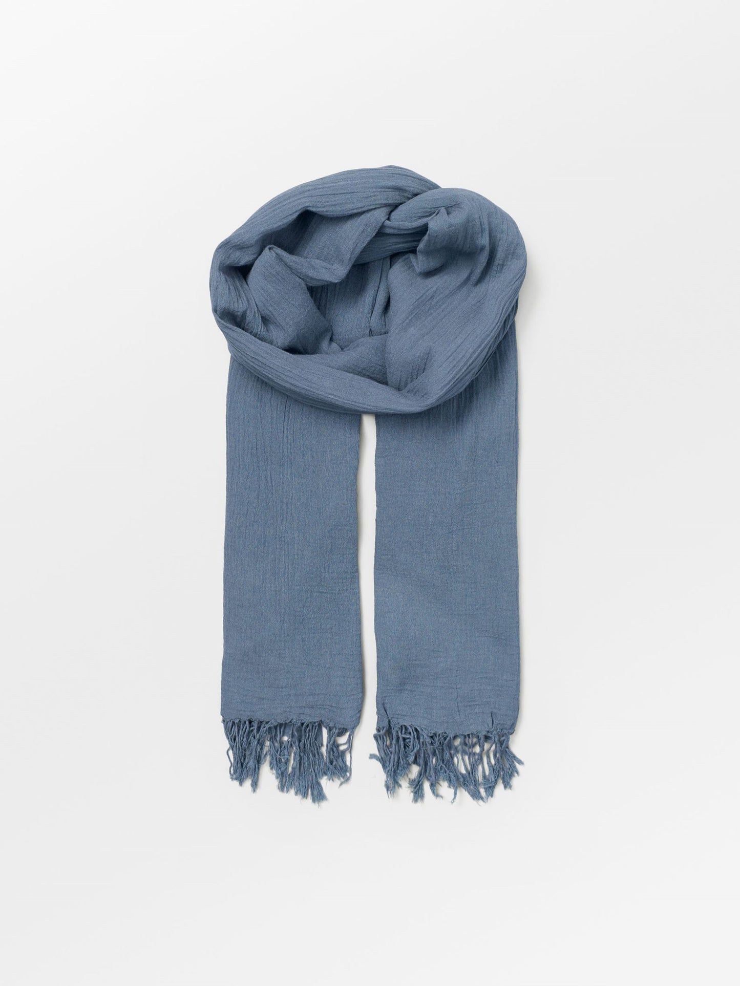 Becksöndergaard, Solid Ilona Scarf - Country Blue, scarves, black week, black week