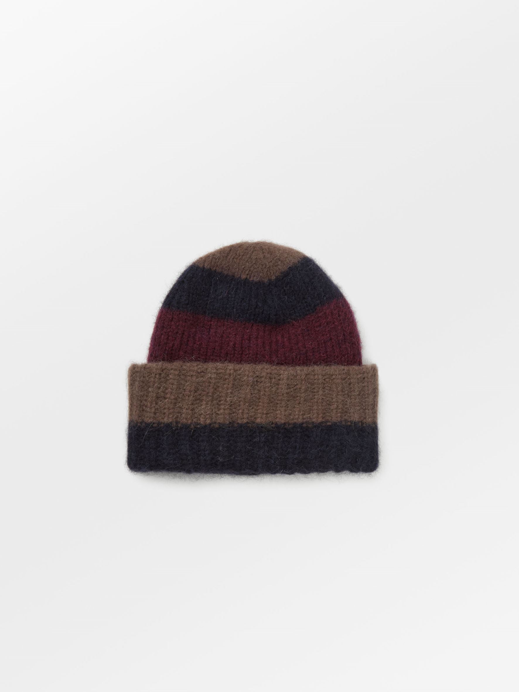 Striped Soloma Beanie OneSize BeckSöndergaard.no