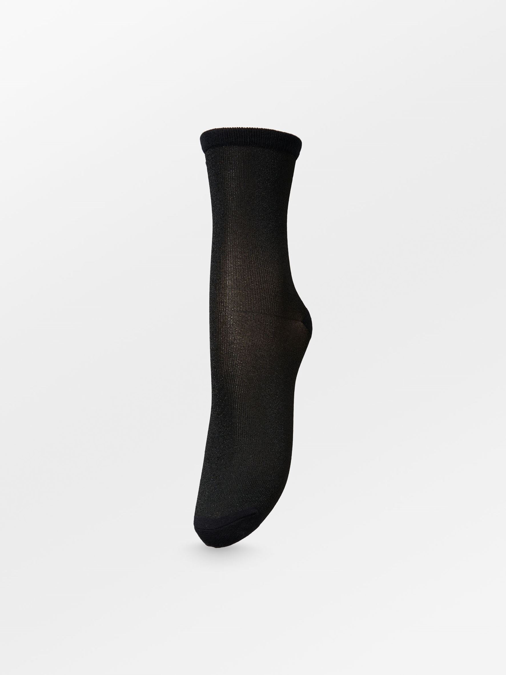 Dina Small Dots Glittersock - Black Socks BeckSöndergaard.no