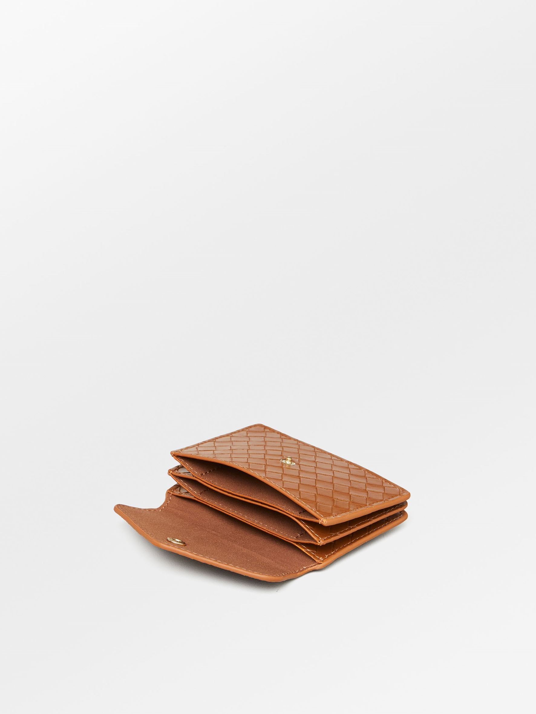 Rallo Card Wallet - Pecan Brown OneSize BeckSöndergaard.no