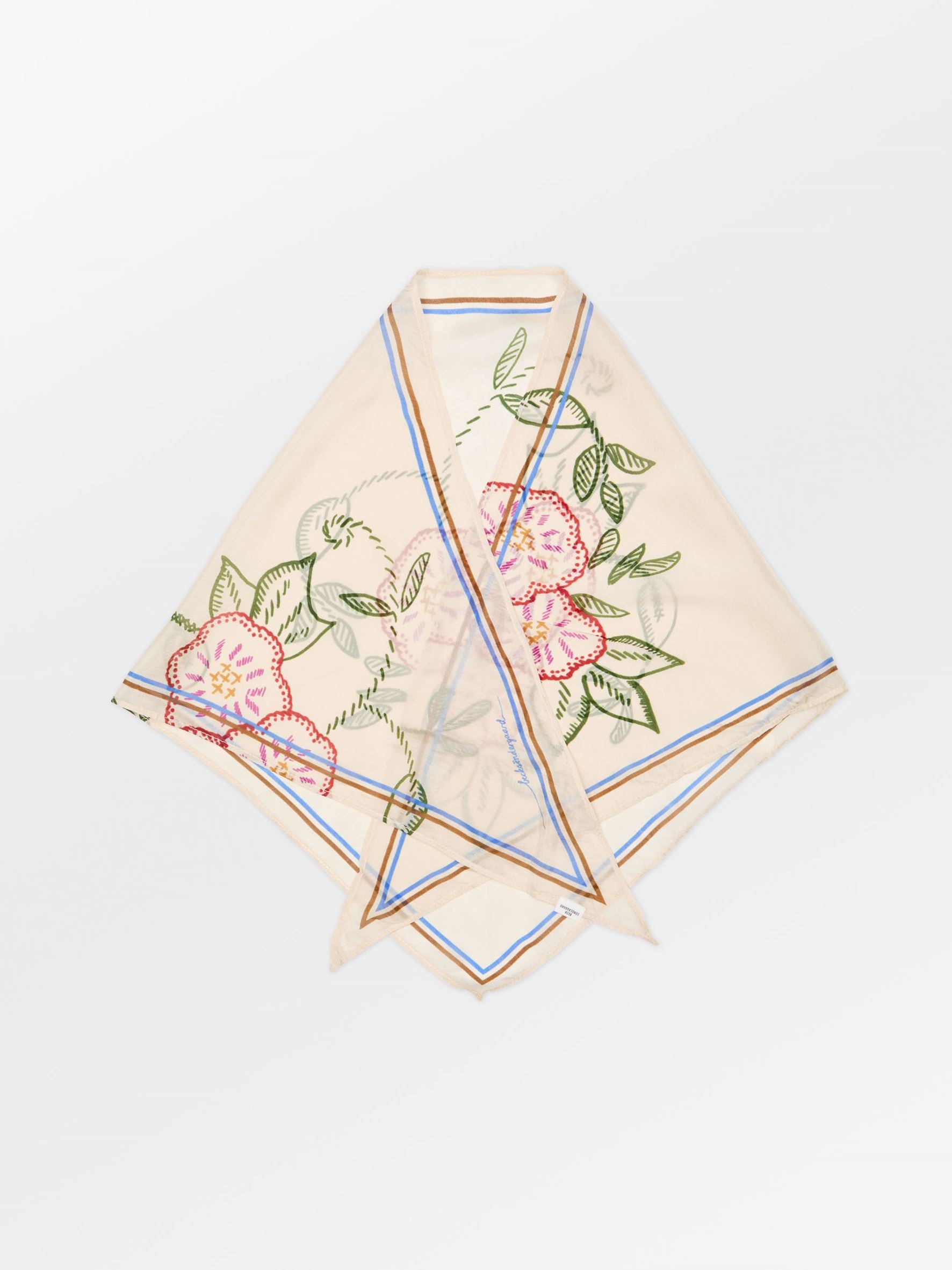 Becksöndergaard, Efloria Triangle Taby Scarf - Birch White, scarves, scarves