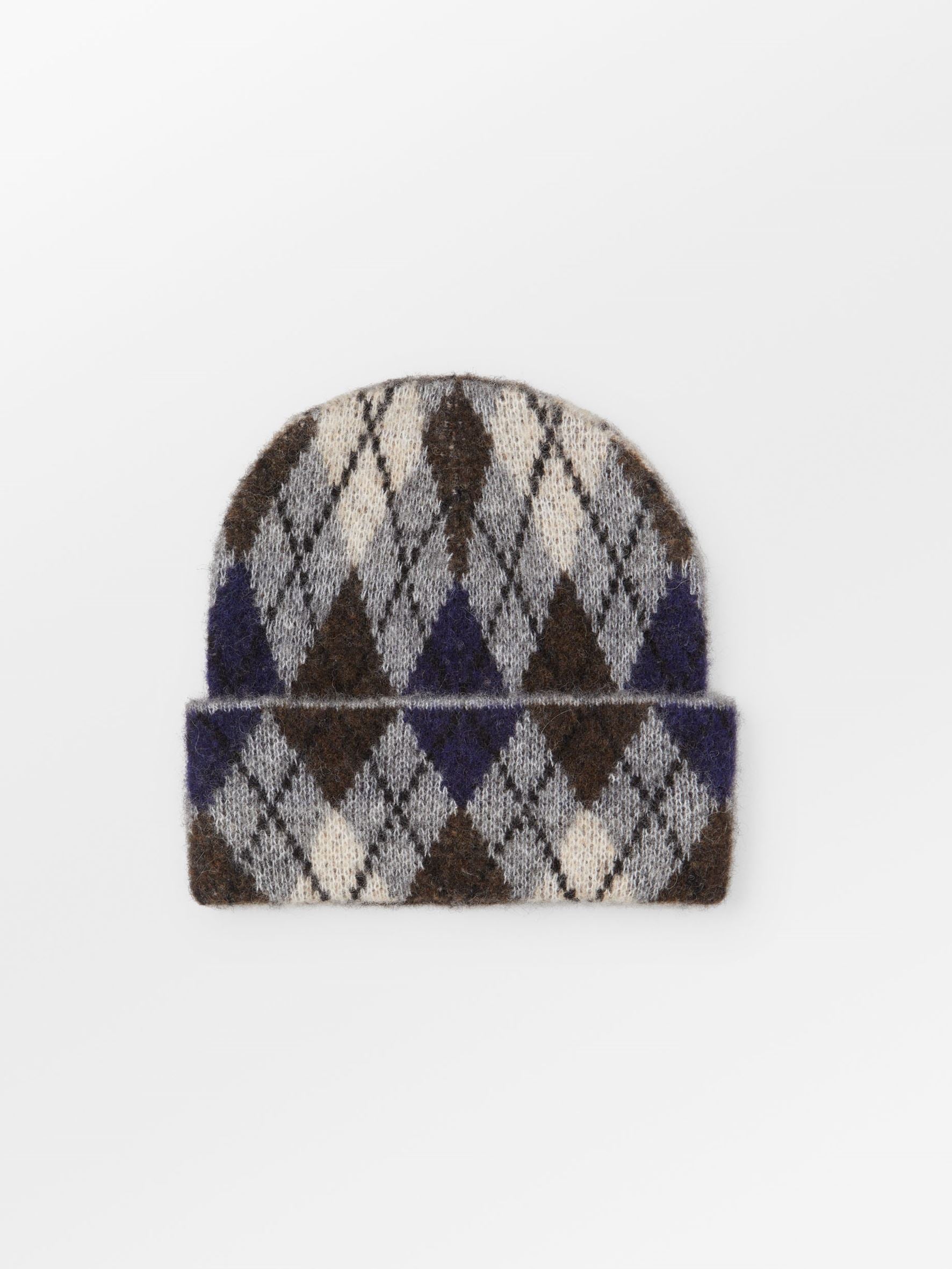 Argyle Wool Beanie OneSize BeckSöndergaard.no