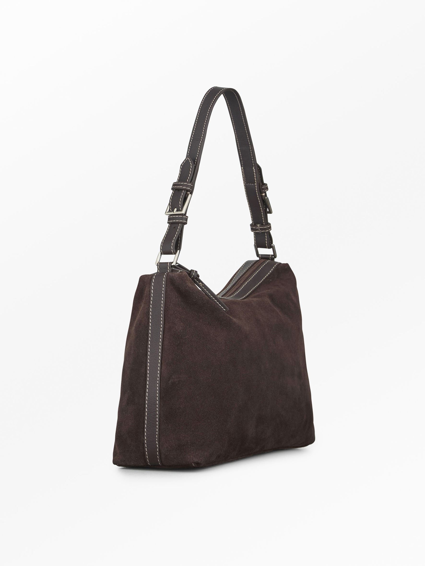Becksöndergaard, Suede Ginni Medi Bag - Chocolate Torte, onesize