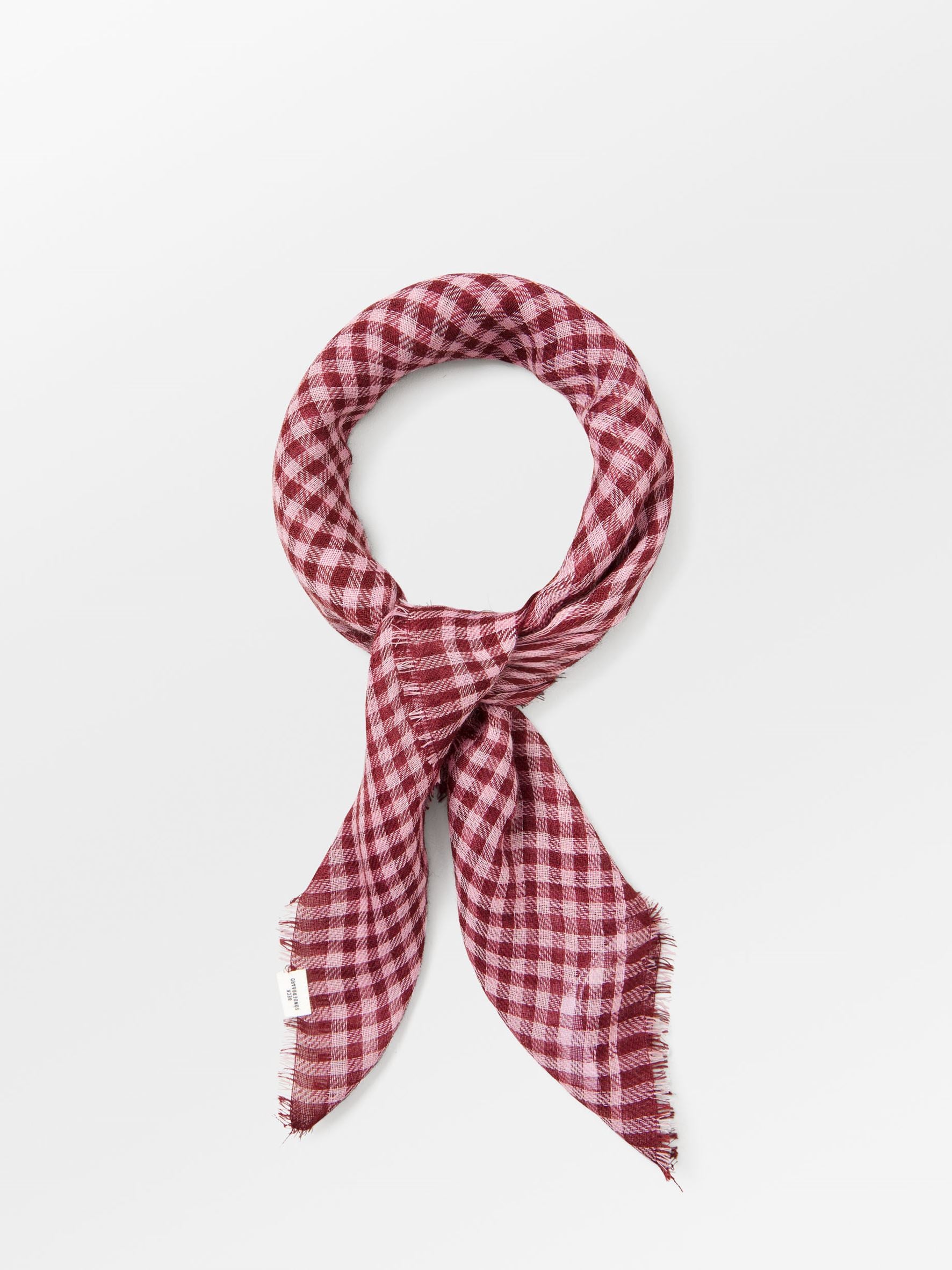 Gingham Wica Scarf OneSize BeckSöndergaard.no