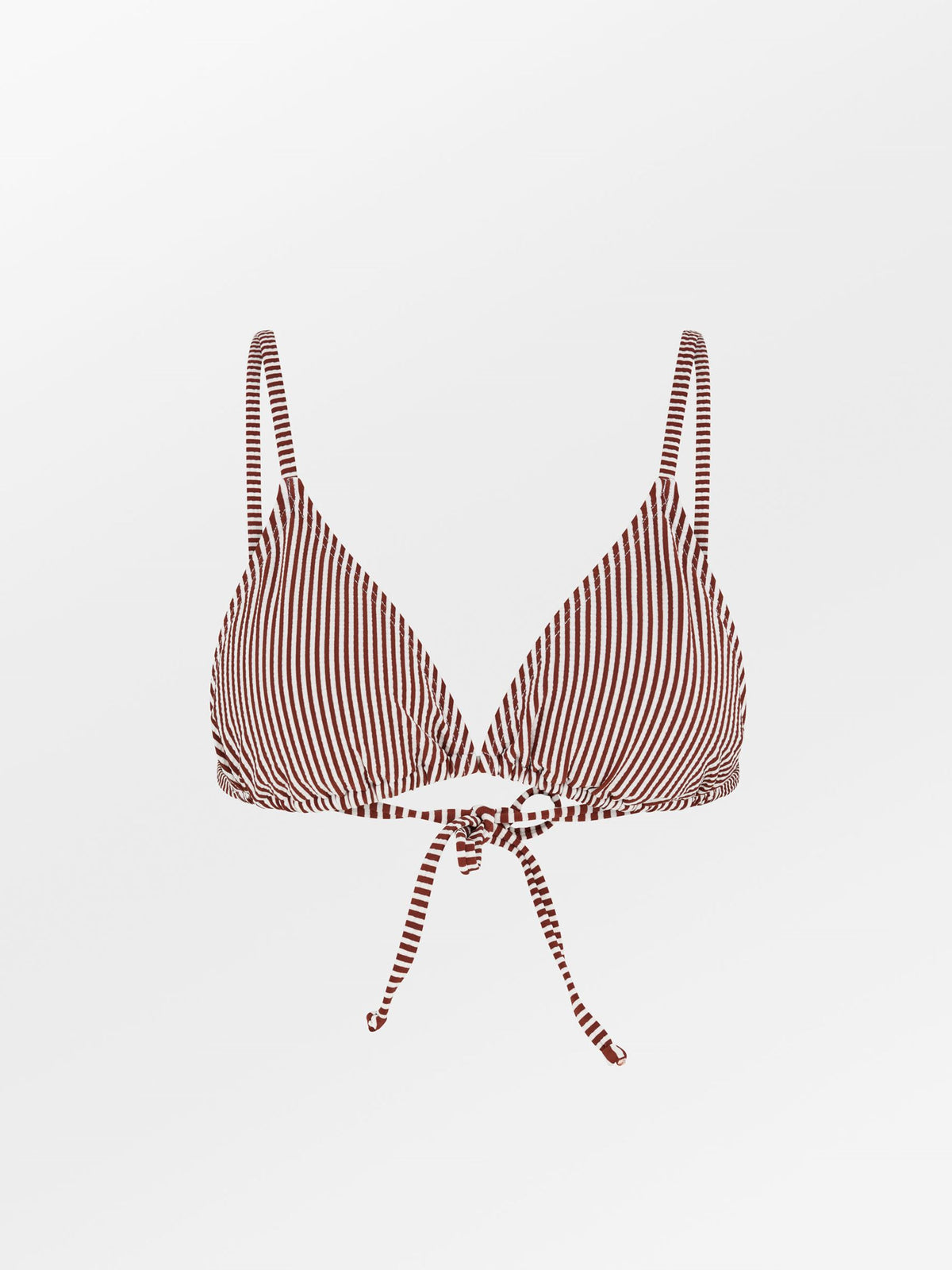 Becksöndergaard, Striba Bella Bikini Top - Hot Fudge Brown, swimwear, swimwear, swimwear, swimwear
