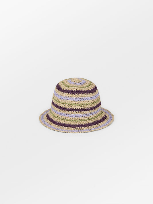 Striped Saverina Straw Hat Clothing BeckSöndergaard.no
