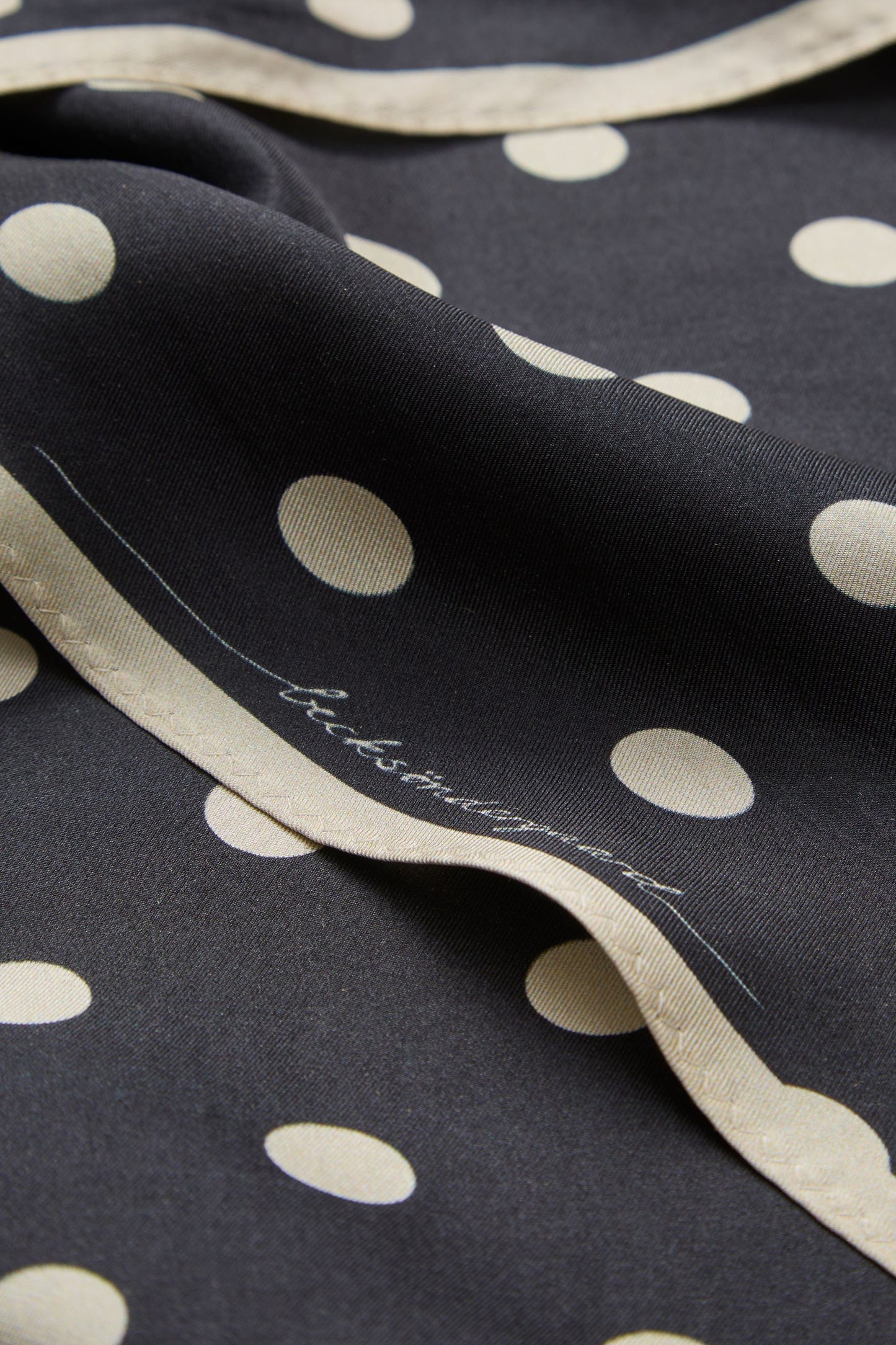 Becksöndergaard, Polka Triangle Sia Scarf - Black, scarves, scarves, scarves