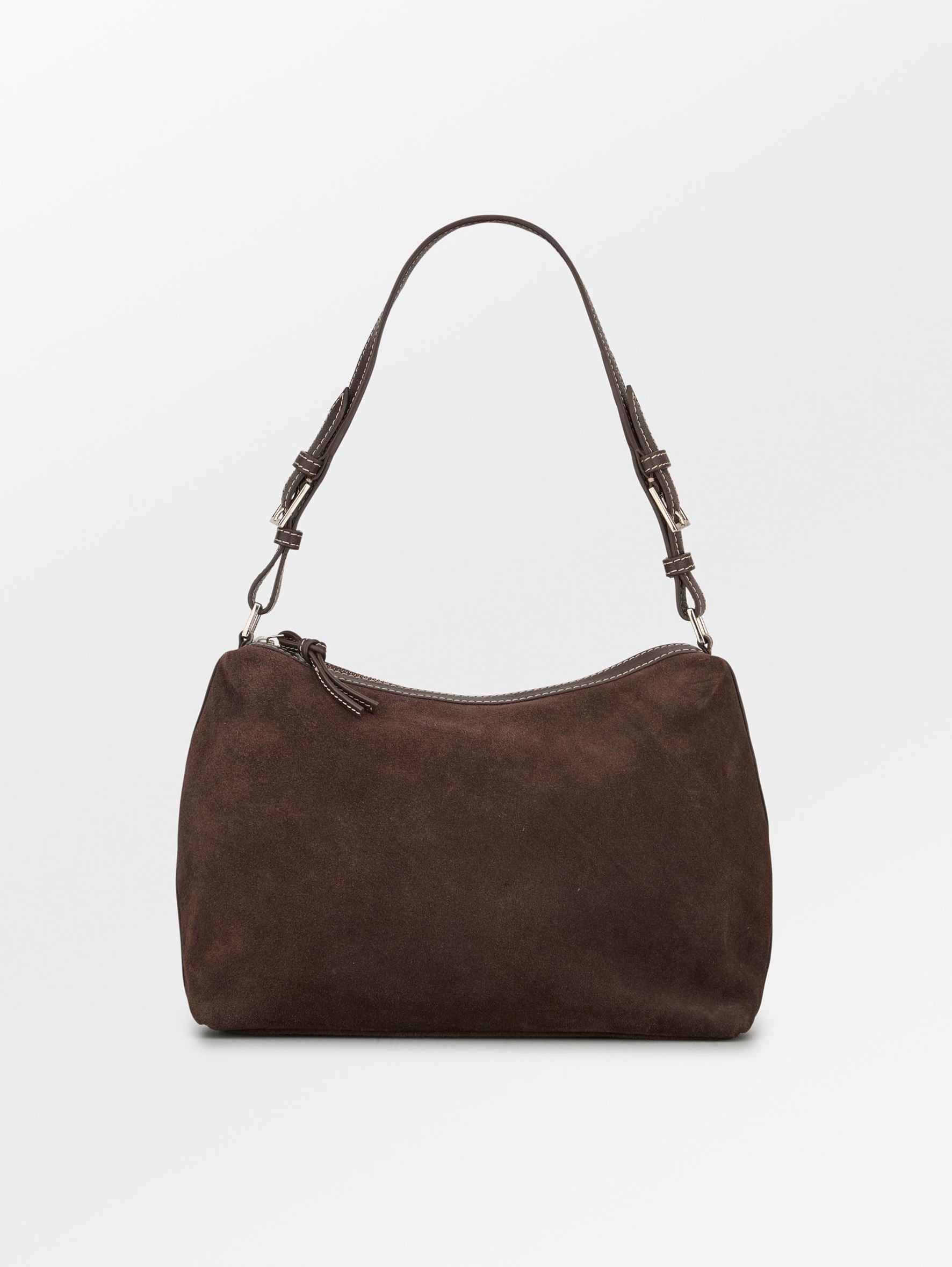 Becksöndergaard, Suede Ginni Medi Bag - Hot Fudge Brown, onesize