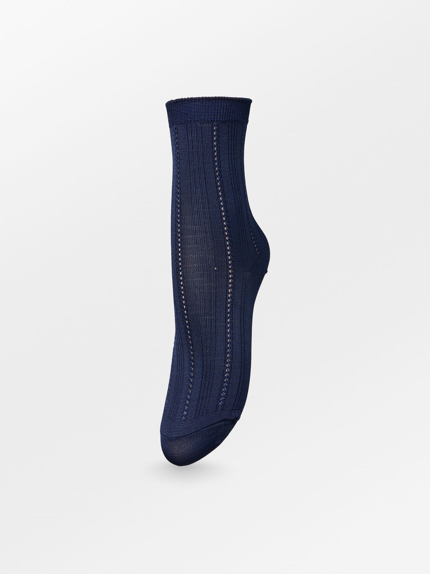 Becksöndergaard, Solid Drake Sock - Dress Blue, socks, socks, noos, black week, black week, noos