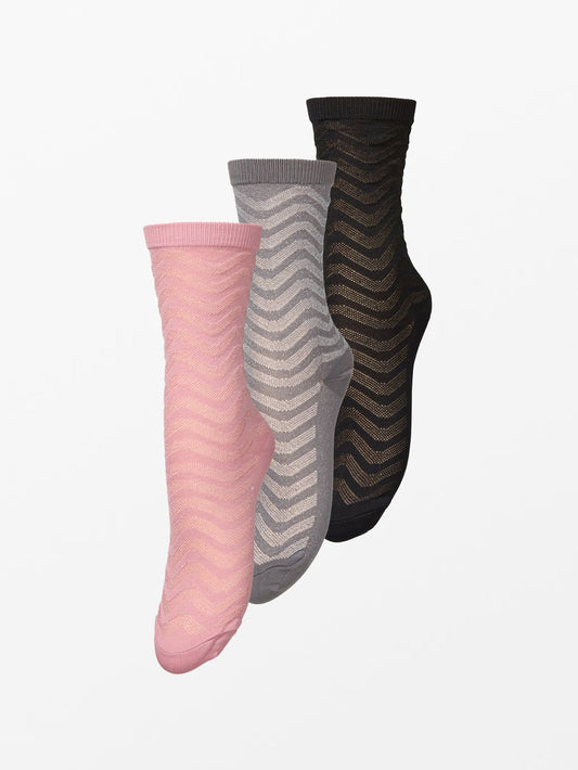 Mina Glitter Sock 3 Pack Socks BeckSöndergaard.no