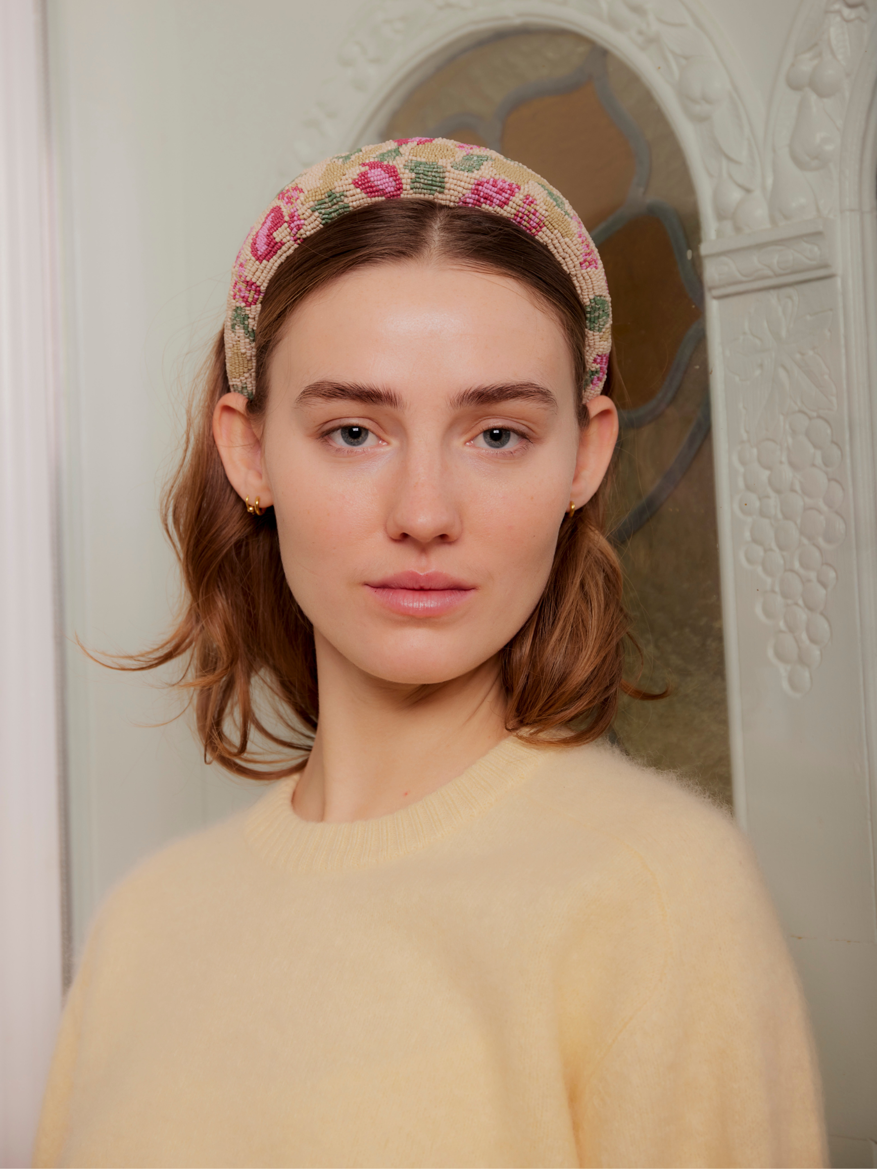 Tapelia Wide Beaded Hairbrace OneSize BeckSöndergaard.no