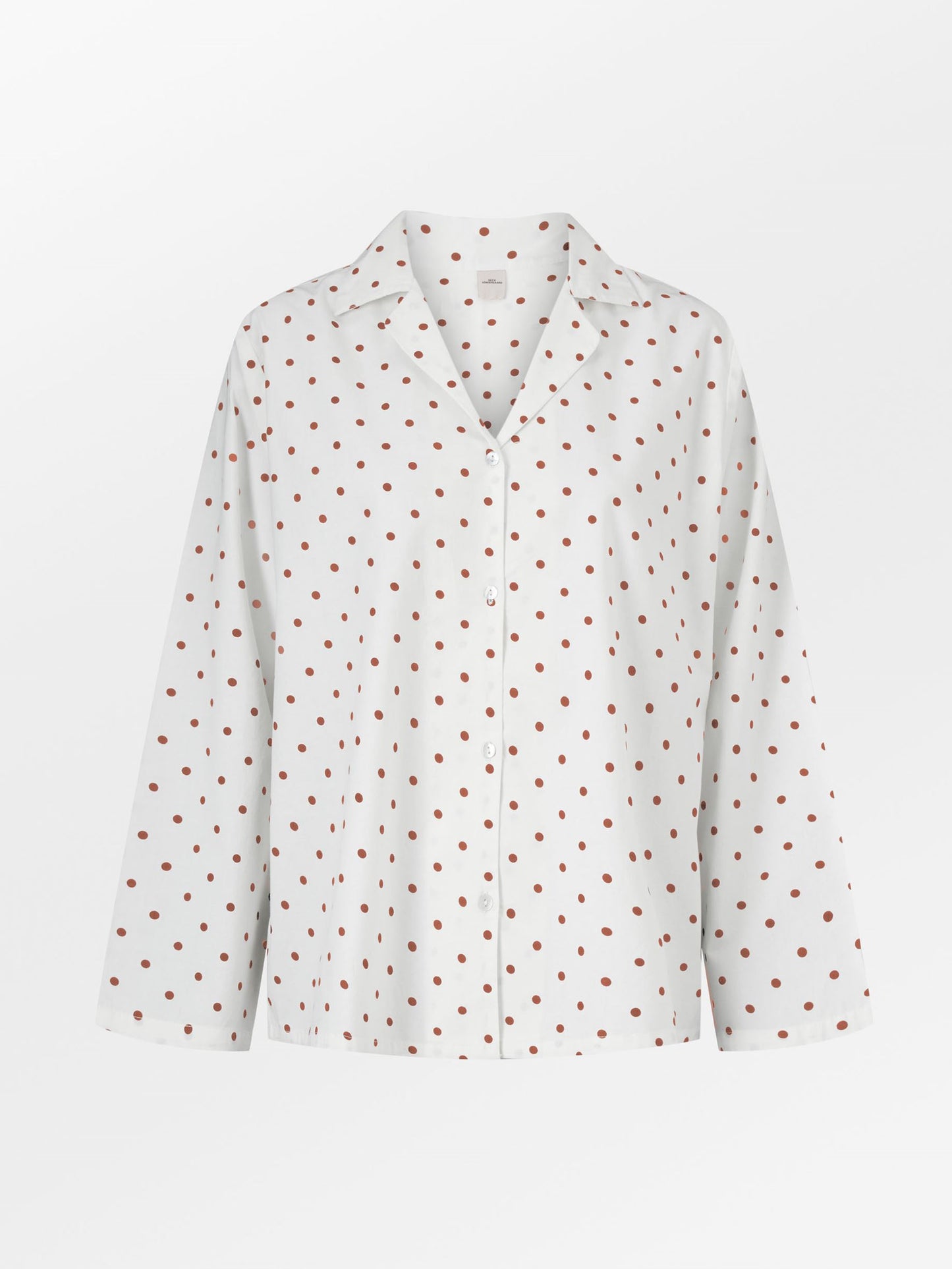 Dot Pyjamas Set - Caramel Brown Clothing BeckSöndergaard.no