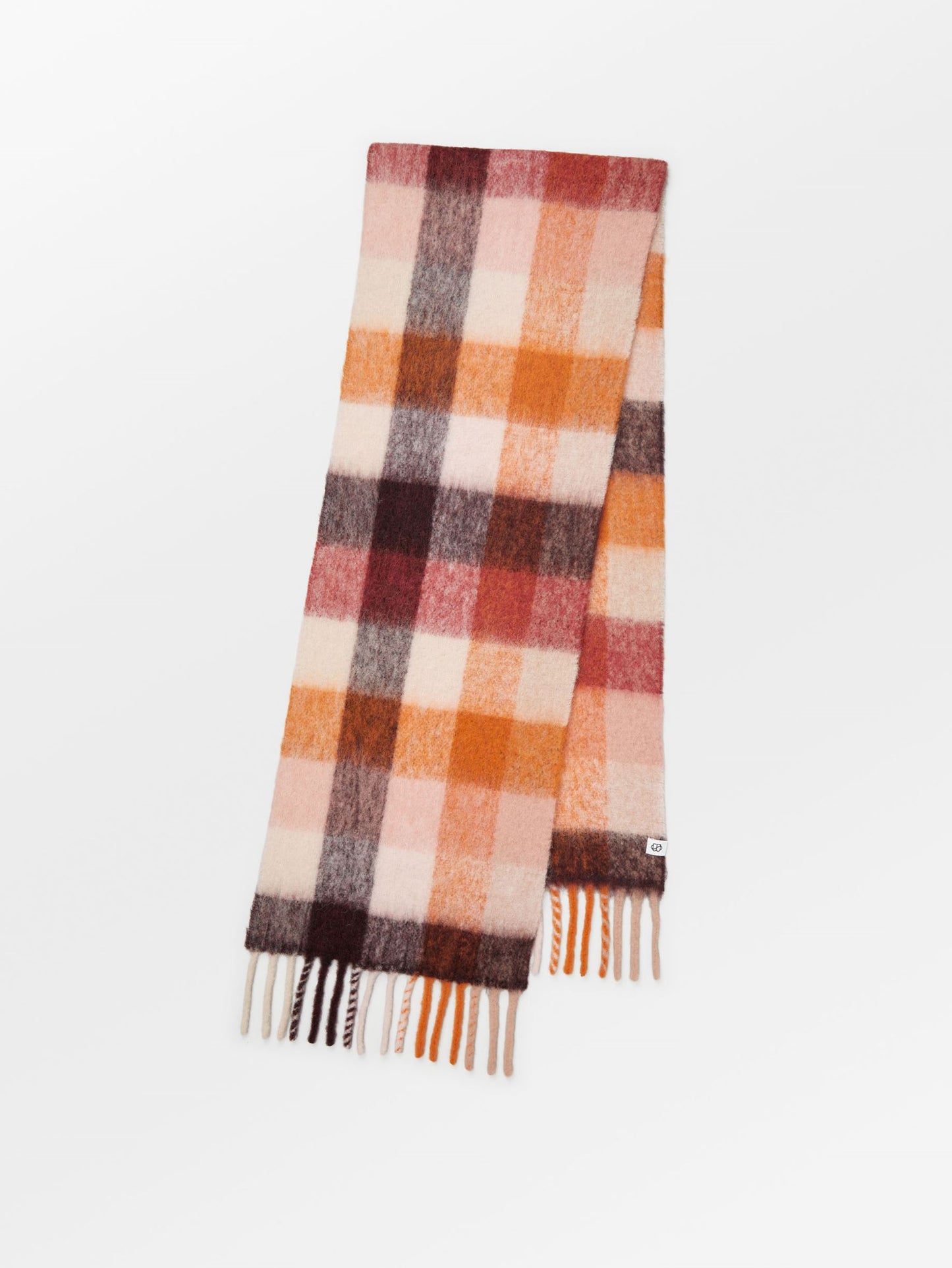 Becksöndergaard, Check Anilopa Scarf - Pink Peacock, archive, archive, mid season sale, mid season sale, black week, black week