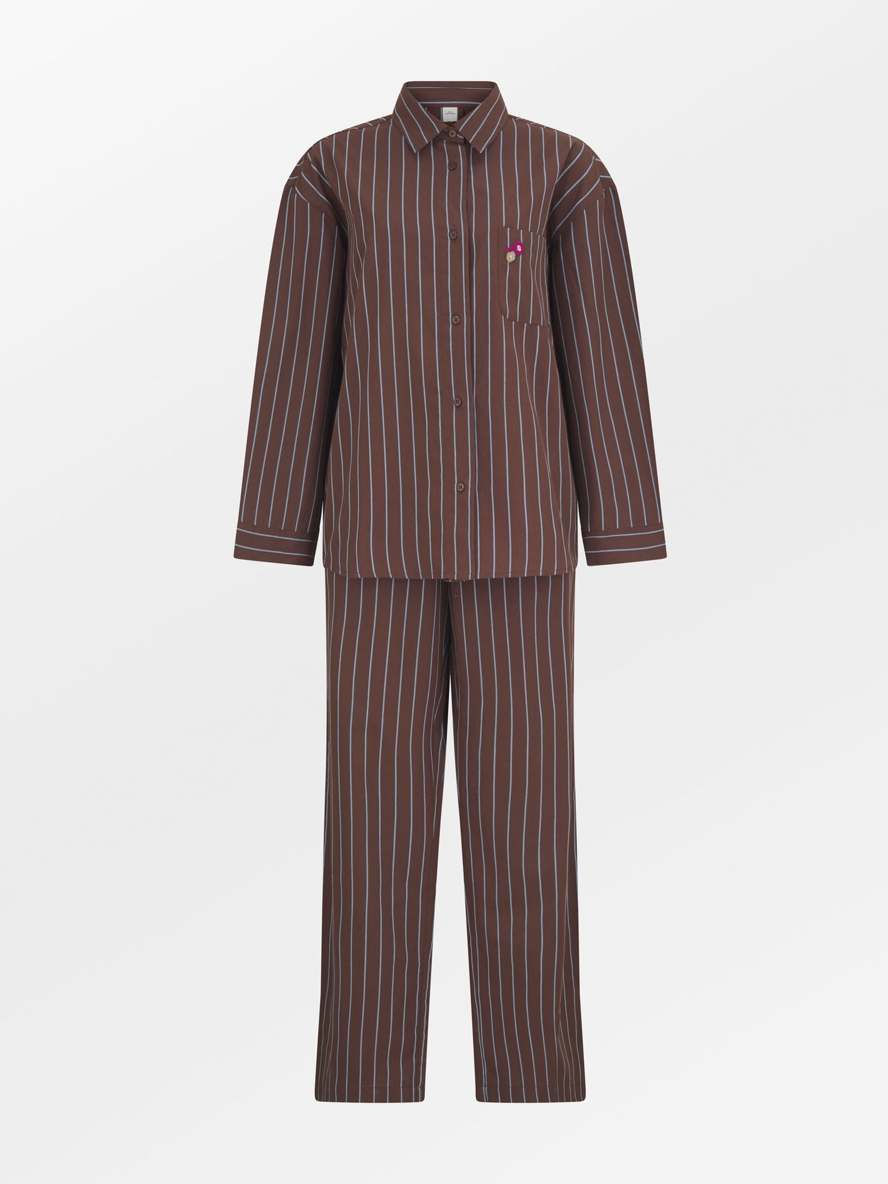Striped Wintaflora Pyjamas Shirt Clothing BeckSöndergaard.no