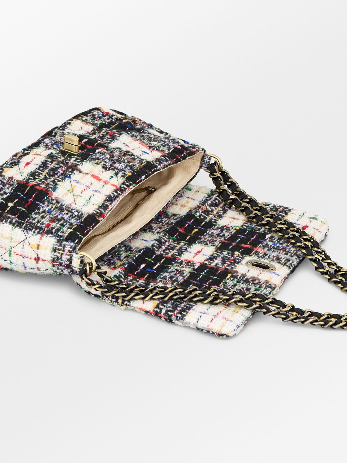 Boucle Checked Hollis Bag OneSize BeckSöndergaard.no