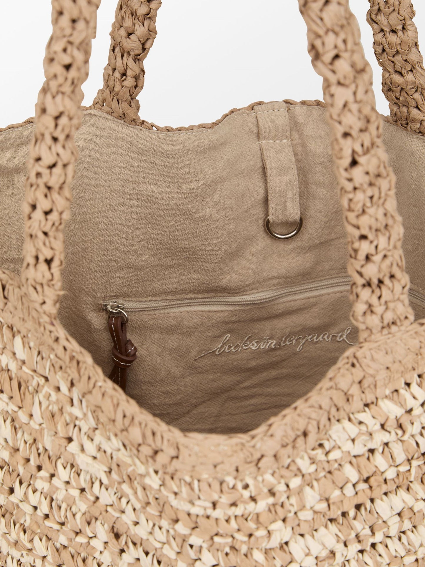Paper Straw Tota Bag OneSize BeckSöndergaard.no