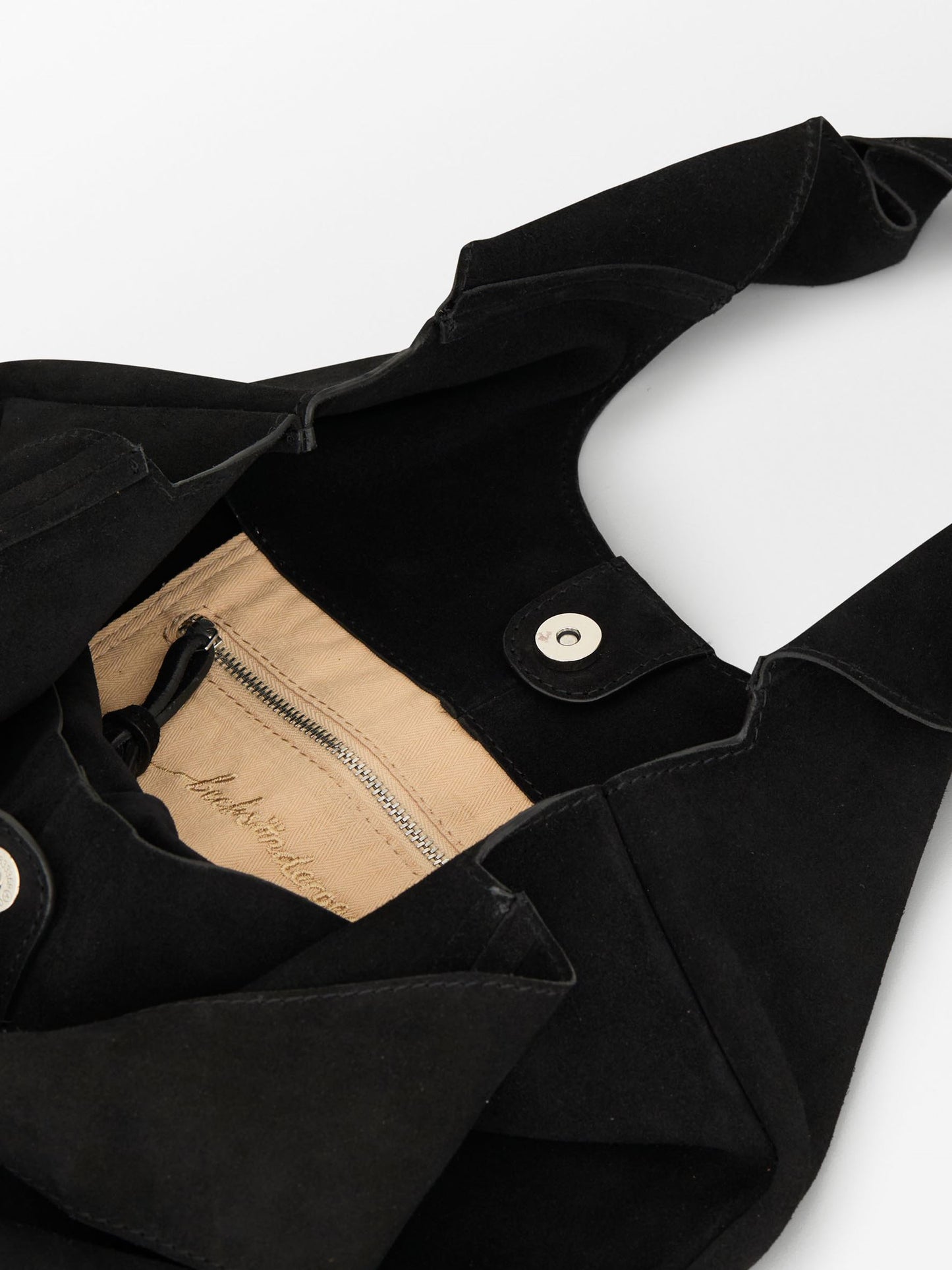 Suede Demi Bag Black OneSize BeckSöndergaard.no