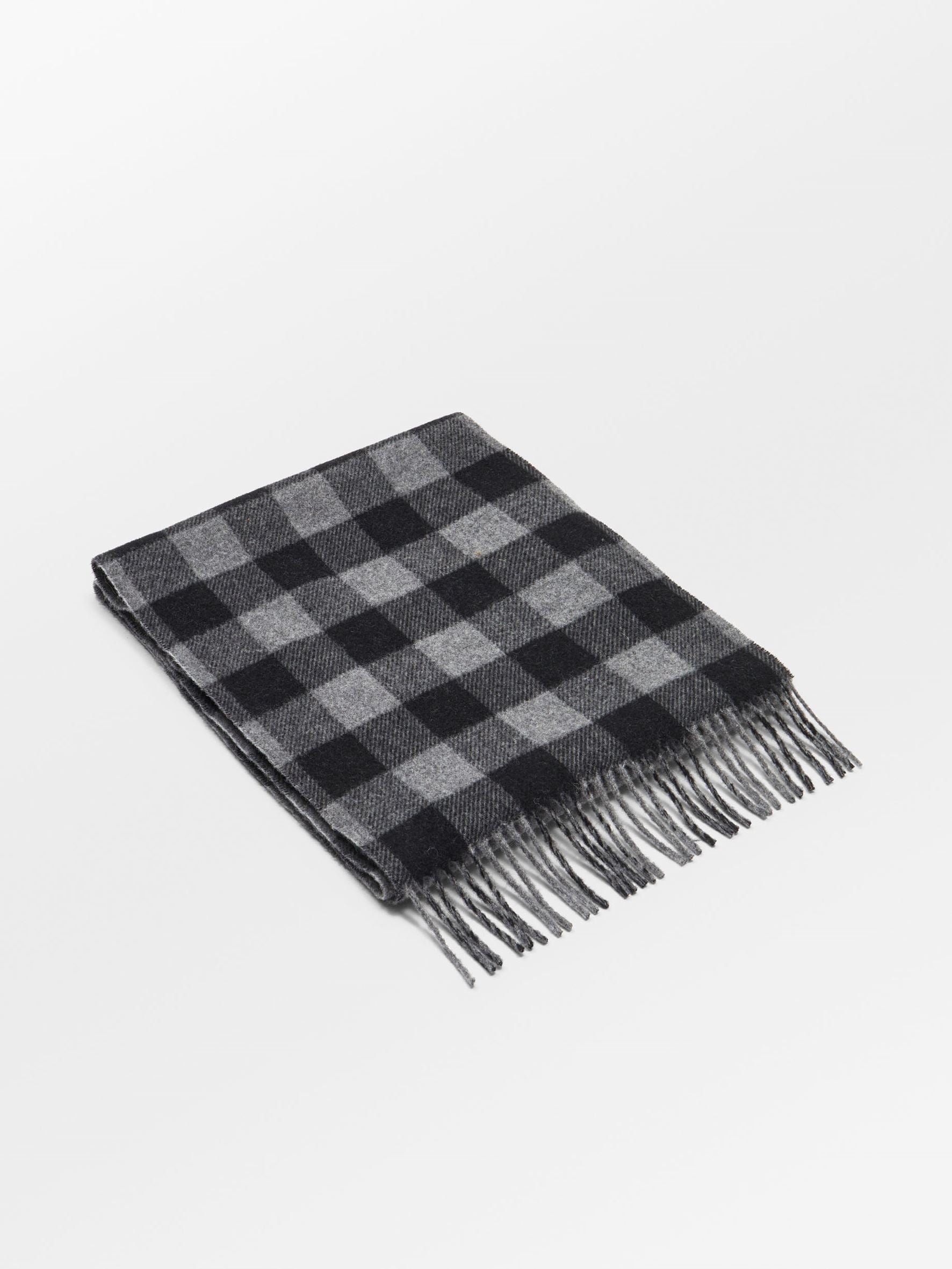 Becksöndergaard, Florenca Scarf - Smoked Gray, scarves, archive, scarves, archive, scarves, black week, black week