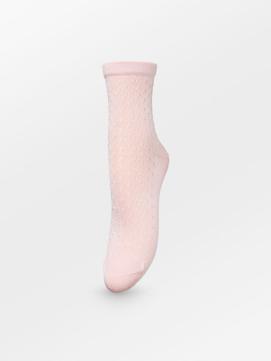 Becksöndergaard, Opana Visca Shortie Sock - Cameo Rose, socks, summer collection