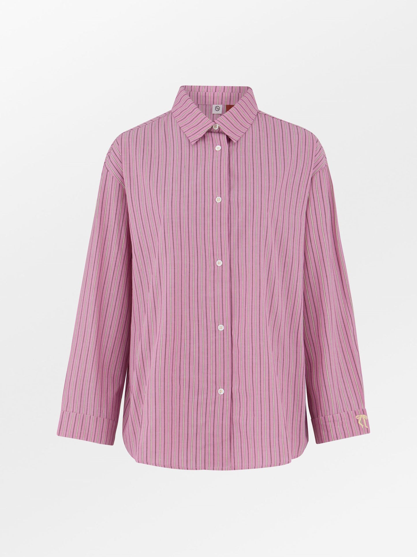 Becksöndergaard, Stripel Shirt+Shorts - Mauve Orchid Pink, archive, archive
